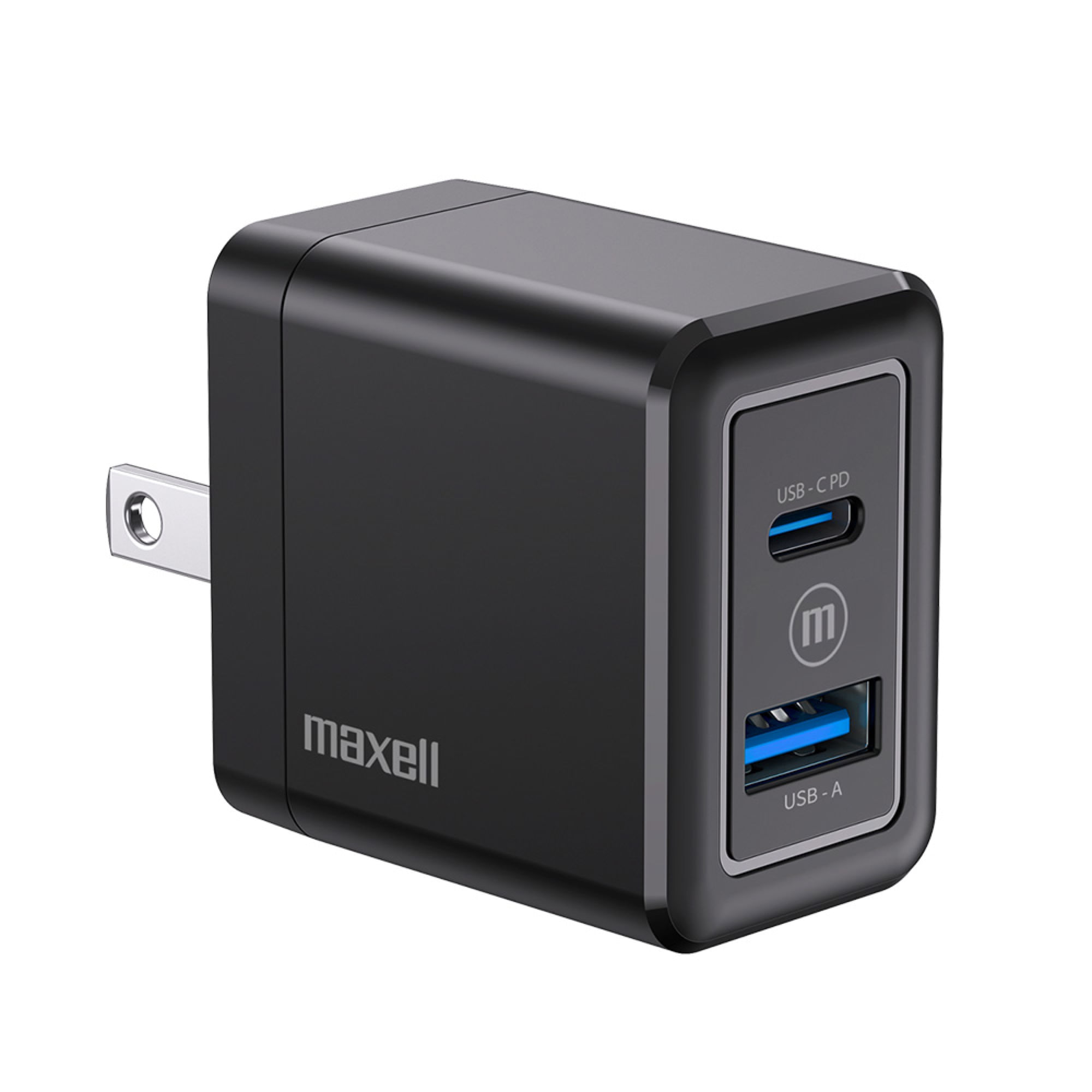 Cargador de pared Maxell de 30W con 2 puertos USB C y USB A