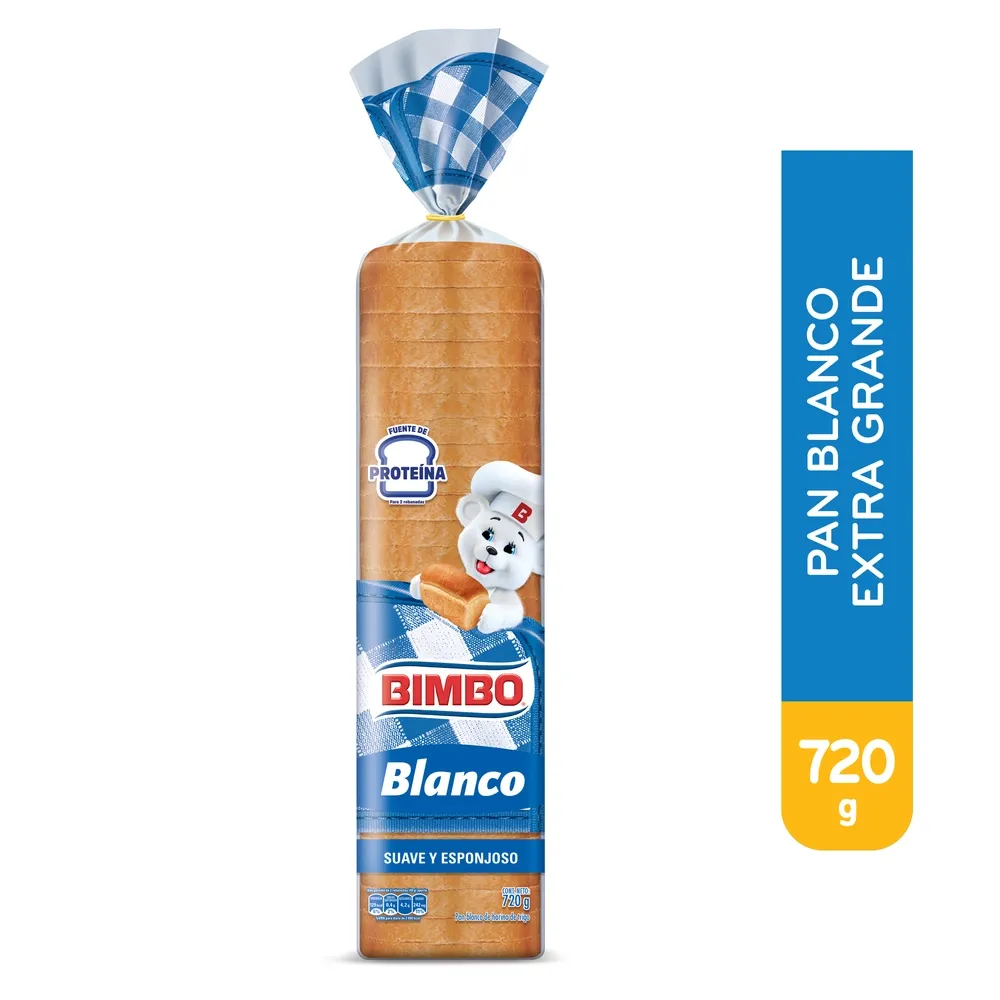 Pan Blanco Bimbo XG - 720 g
