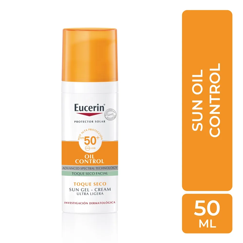 Protector Solar Eucerin oil control 50 fps - 50 ml
