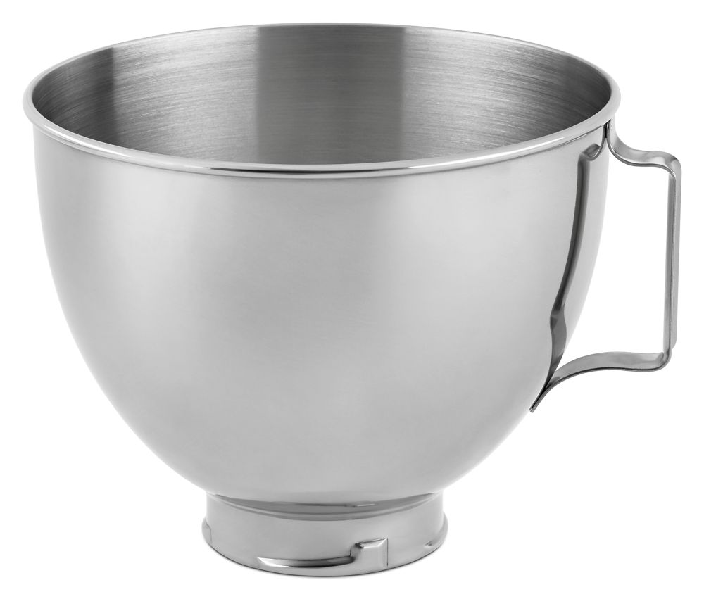 Tazón KitchenAid de acero 4,5 cuartos K45SBWH