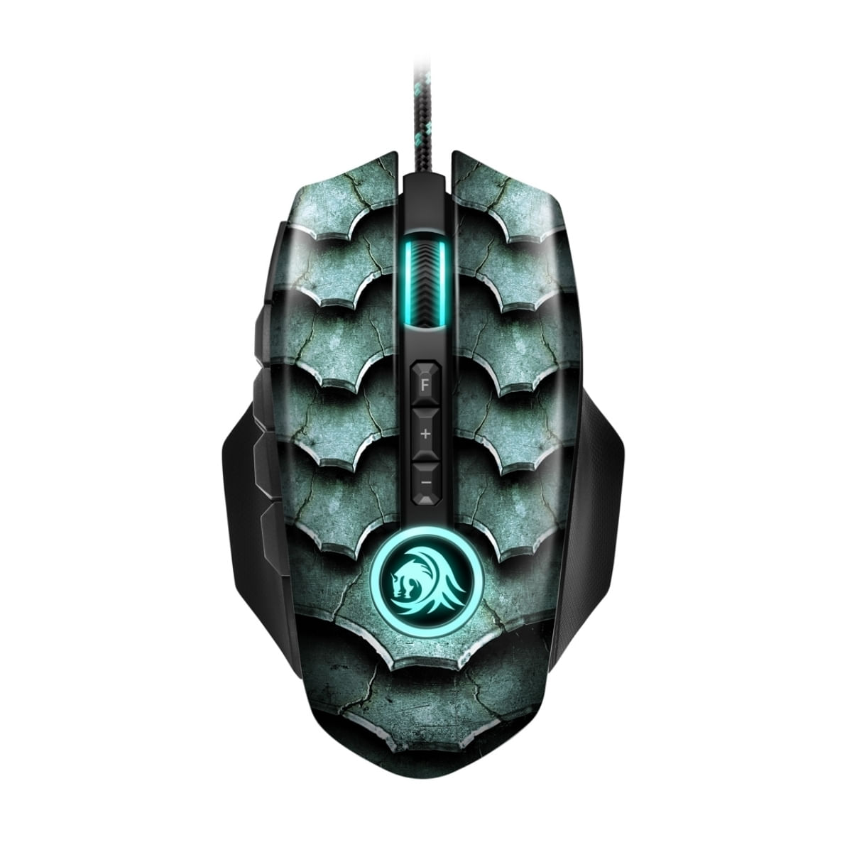 Mouse gaming Sharkoon Drakonia II 8200 DPI 8 botones programables iluminación RGB alámbrico