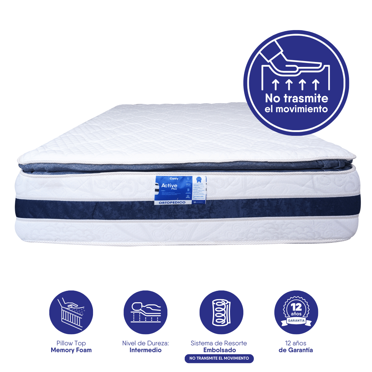 Colchón Comfy Active Plus tamaño Queen