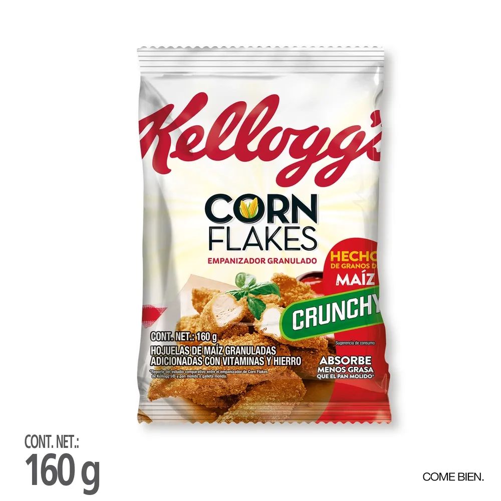 Empanizador Kelloggs Corn Flakes - 160 g