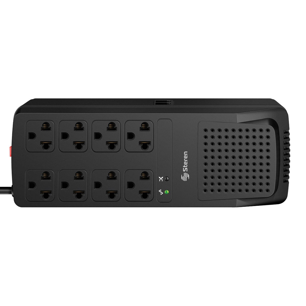 Regulador Steren de voltaje 1000 W con 8 contactos REG-1050