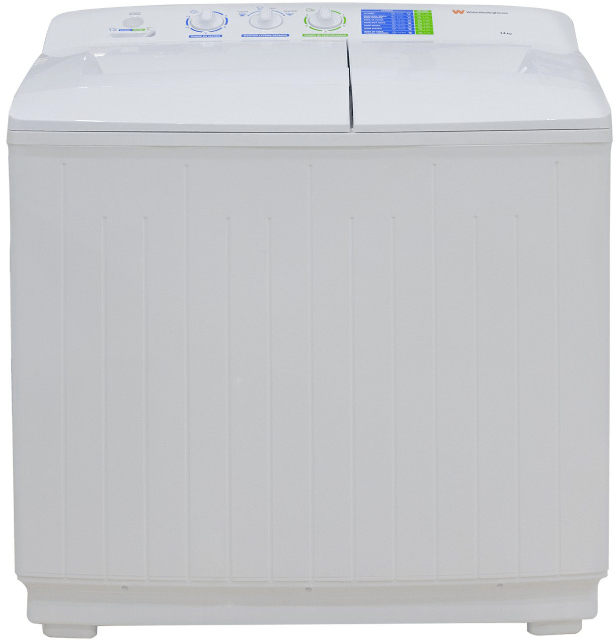 Lavadora semi automática White Westinghouse 14 kg TB14M3MSUPW