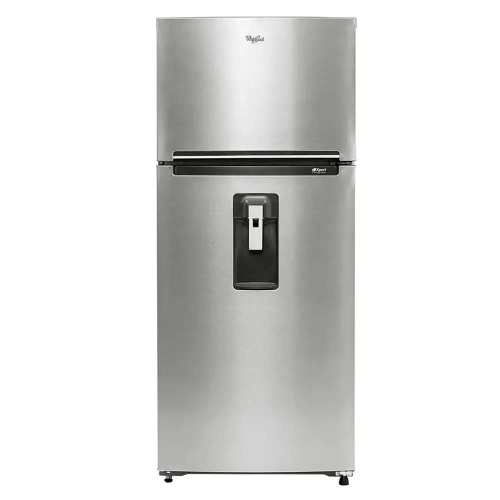 Refrigerador Whirlpool Top Mount en acabado inoxidable 17 pies cúbicos