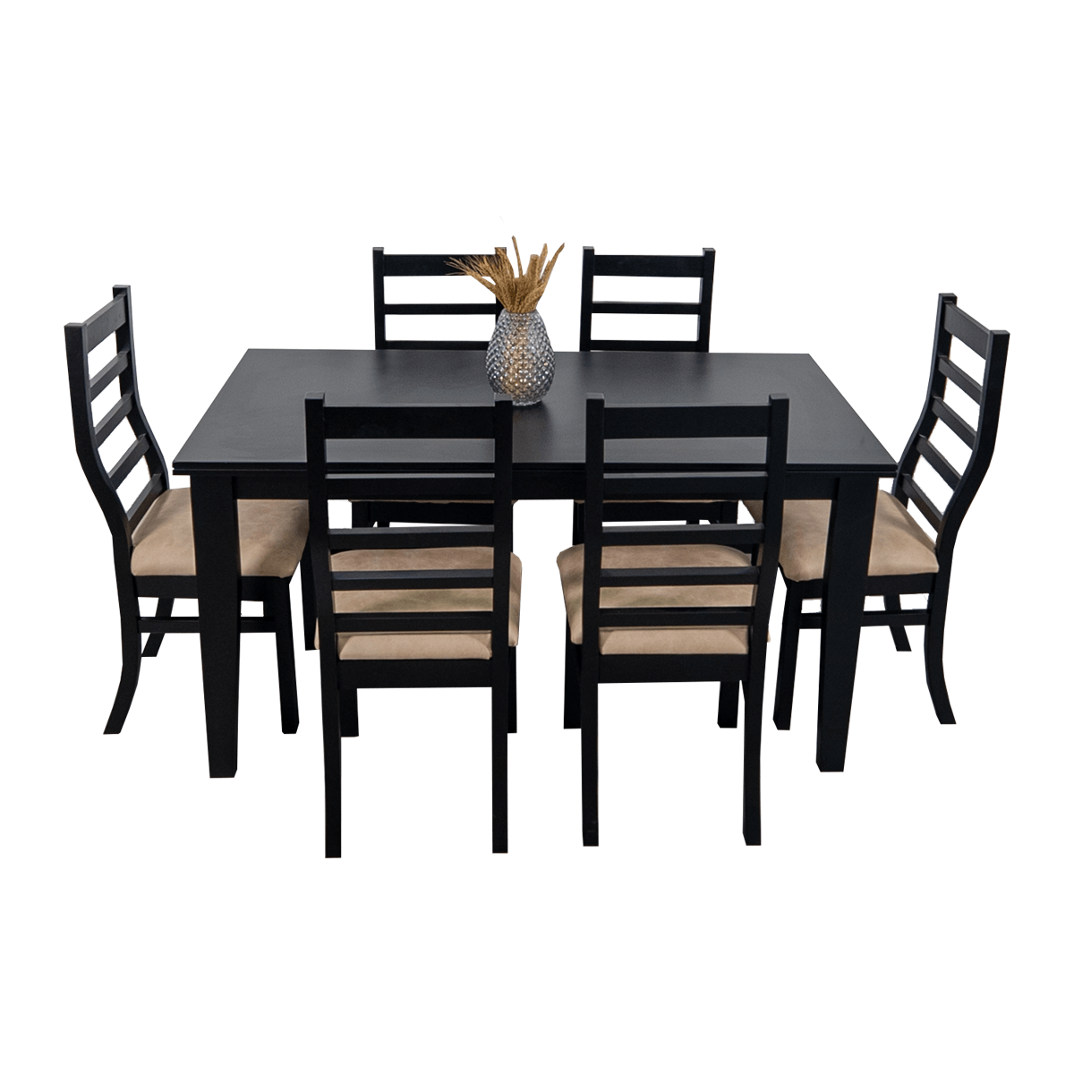 Juego de Comedor Euroconfort Safary 6 Sillas Beige