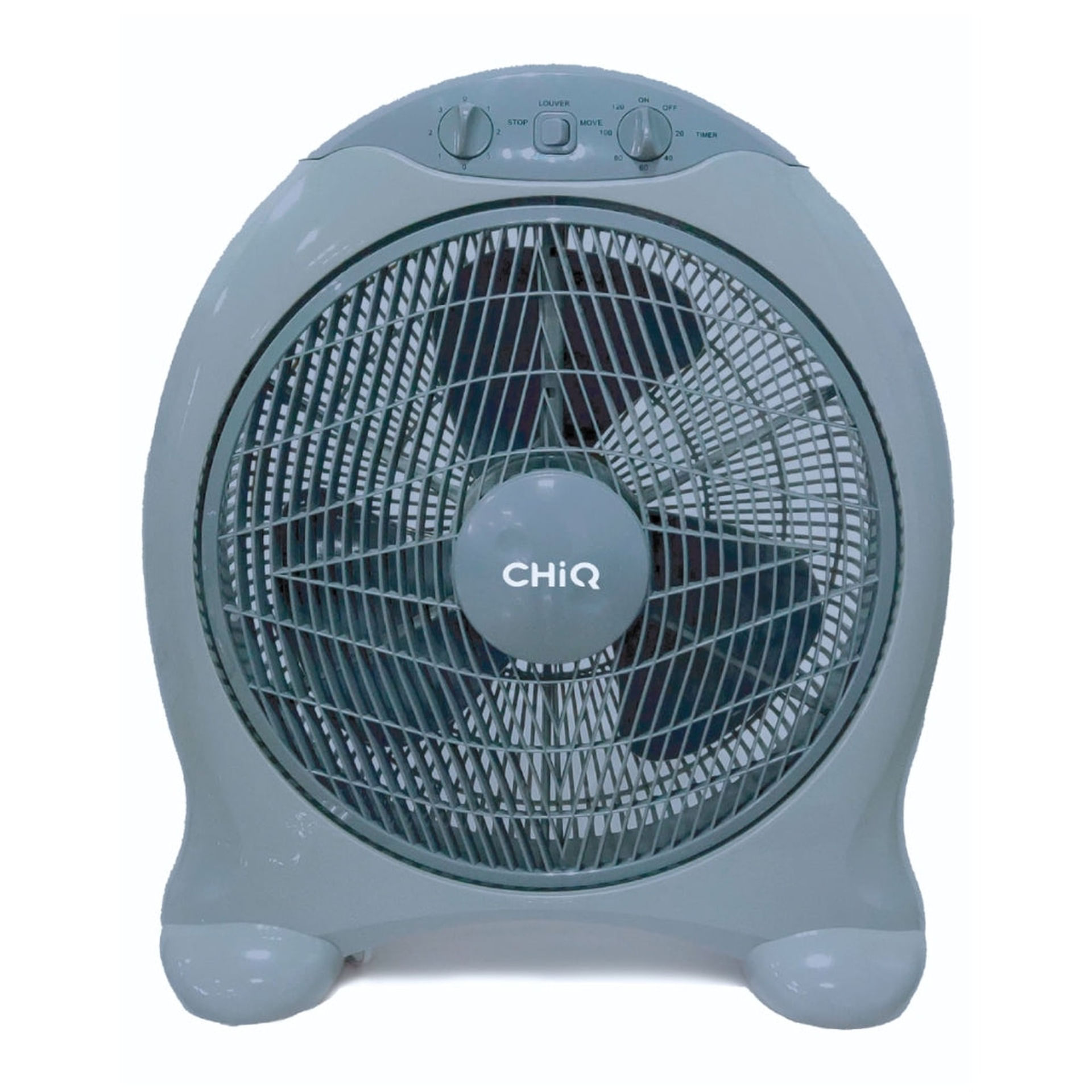 Ventilador Box Piso CHIQ 16" 3 Vel Temporizador Gris