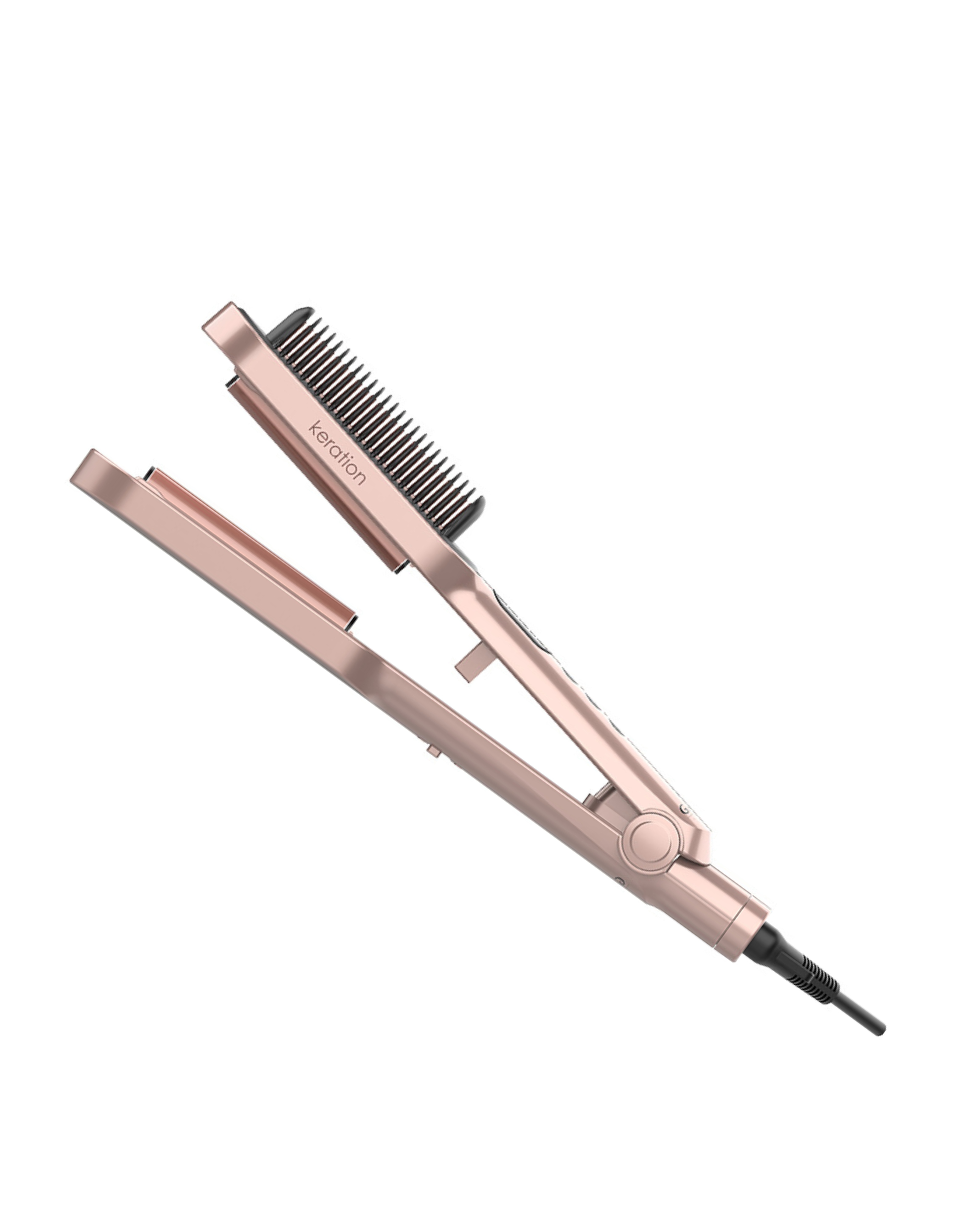 Plancha waver & brush keration GAMA Italy rosado tecnología micro glitt