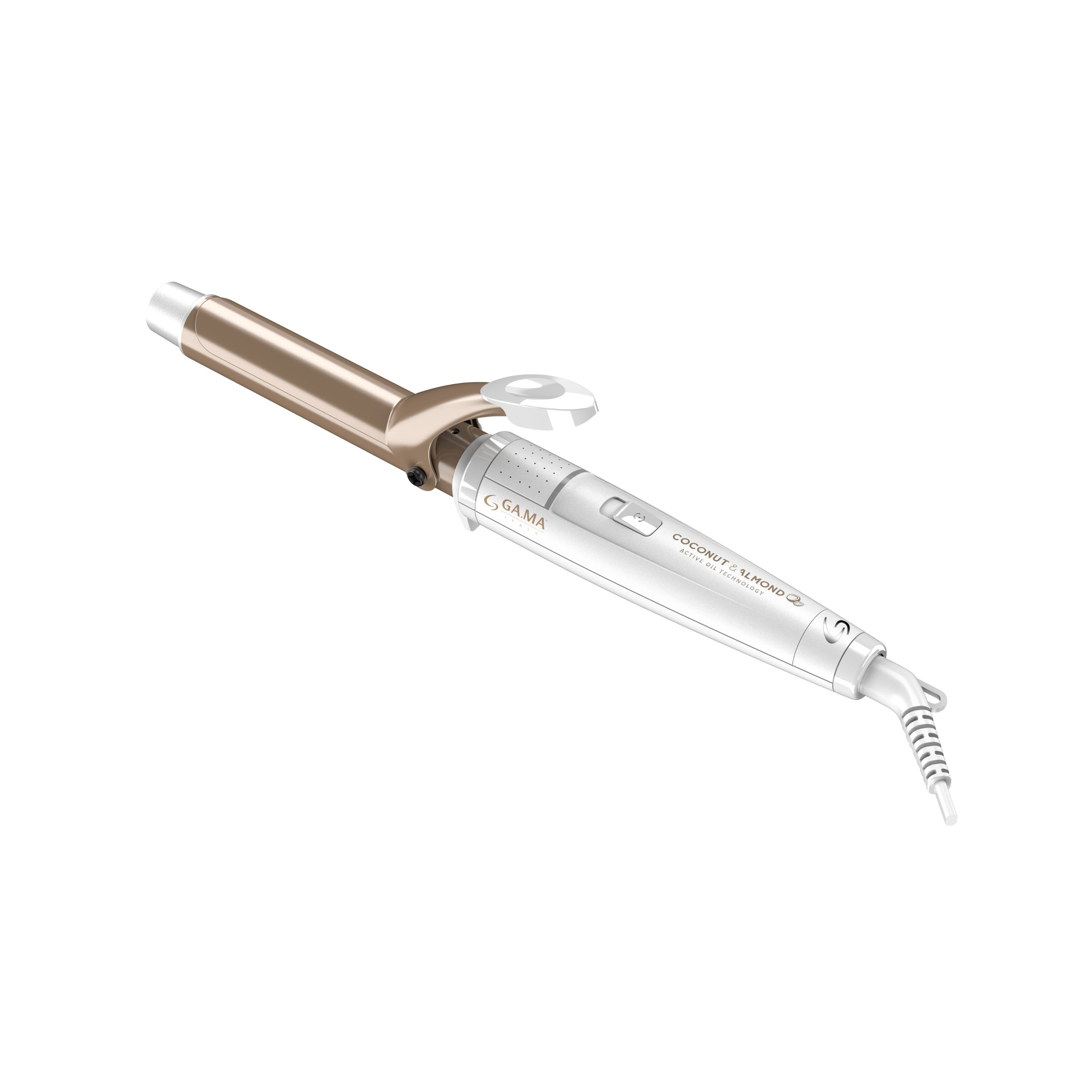 Rizadora 25 mm coco GAMA ITALY blanco tecnología Ceramic Ion