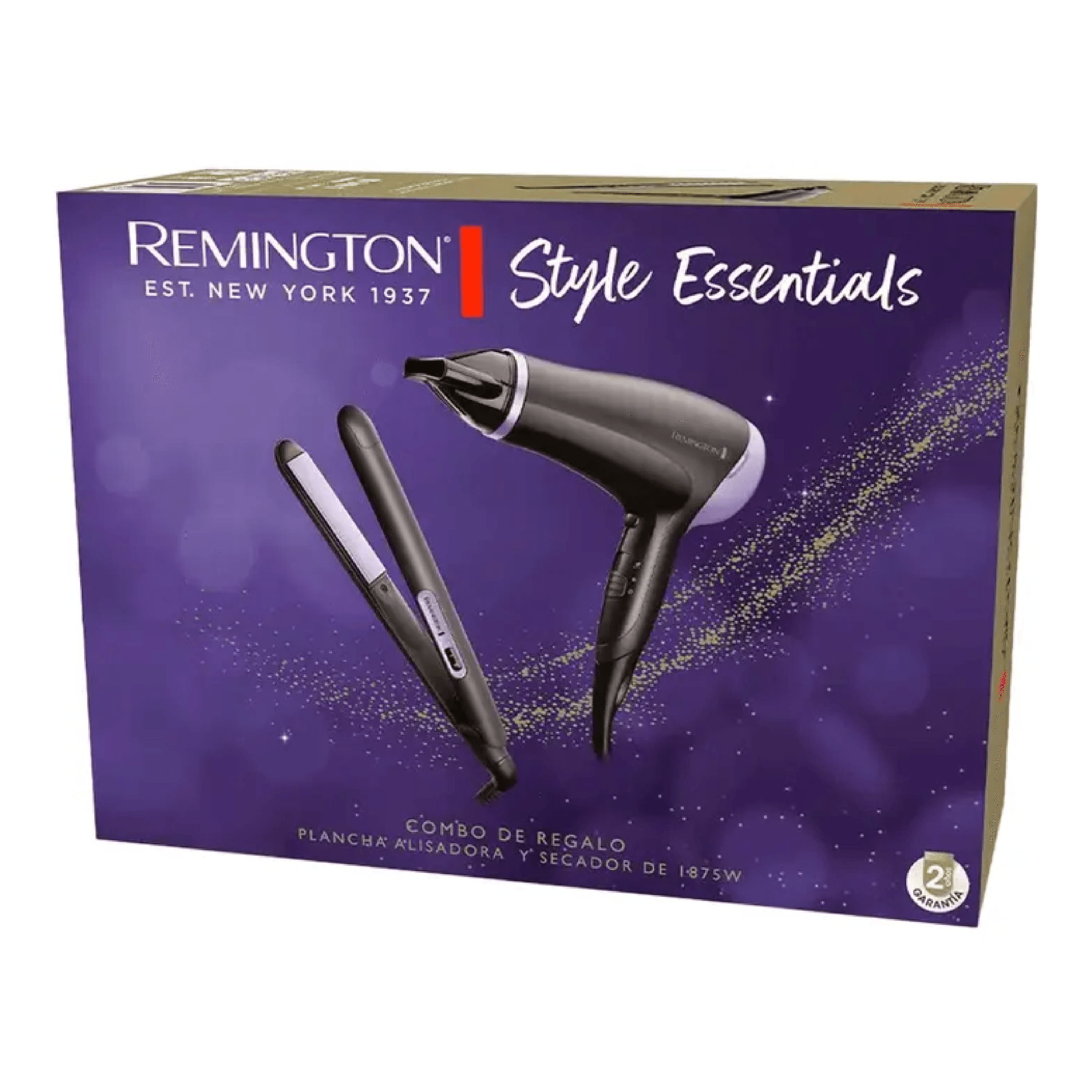 Set de regalo REMINGTON que incluye un secador de pelo y plancha alisadora