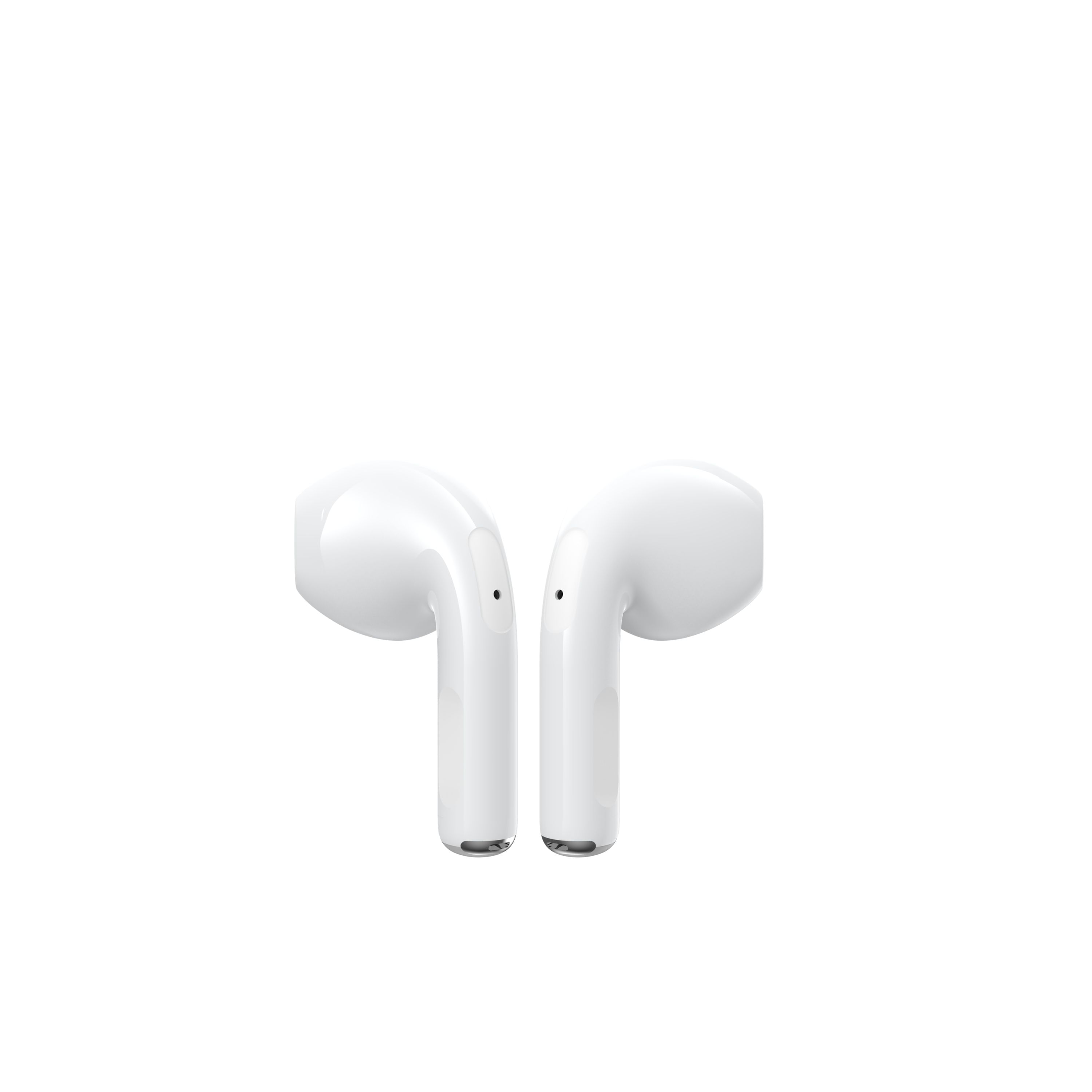 Audífonos Inalámbricos Devia Kintone Series TWS‑K1 Bluetooth 5.4 con Estuche de Carga USB‑C Blanco