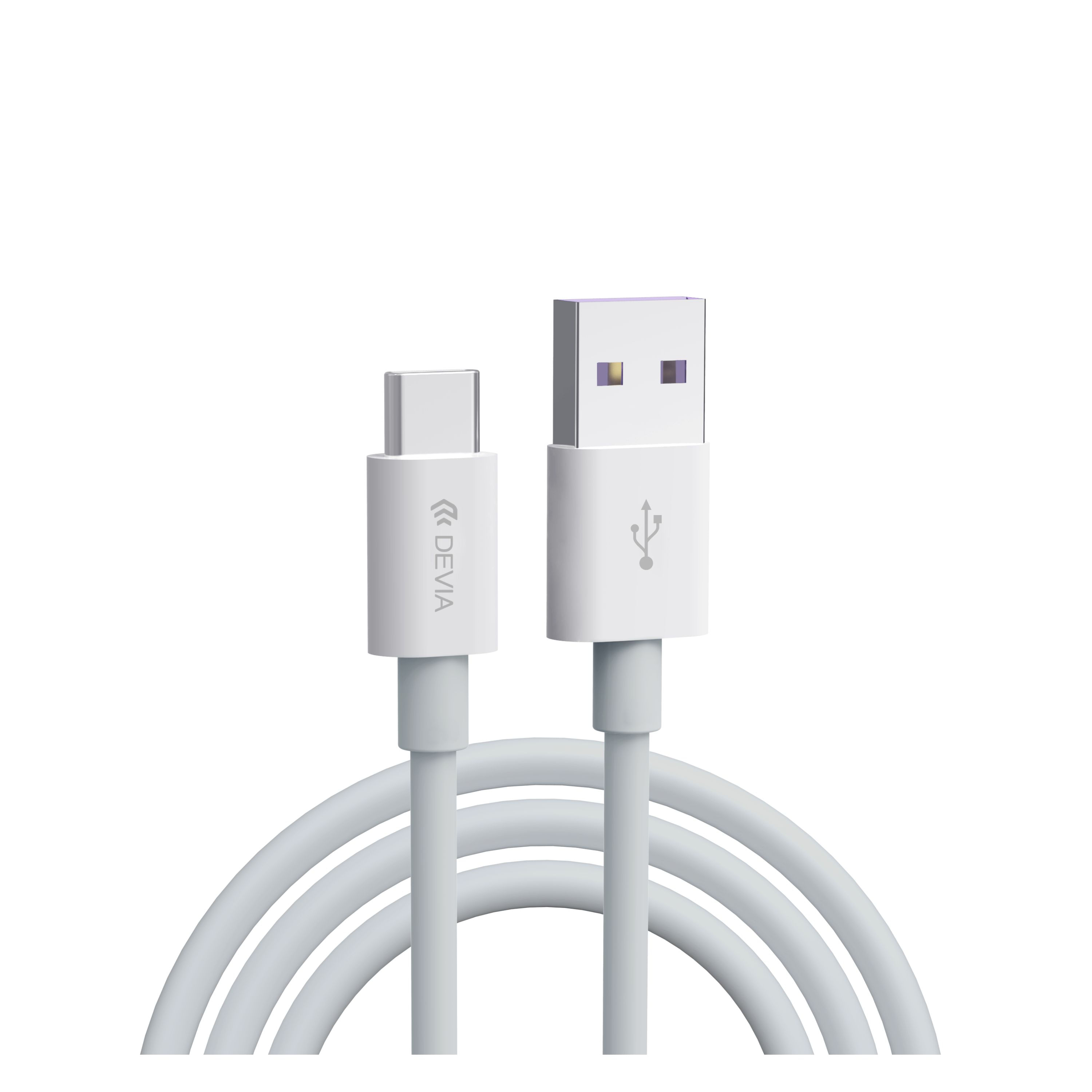 Cable USB a USB‑C DEVIA Shark 100 W 5 A, 1,5 m para Samsung, Xiaomi, Huawei