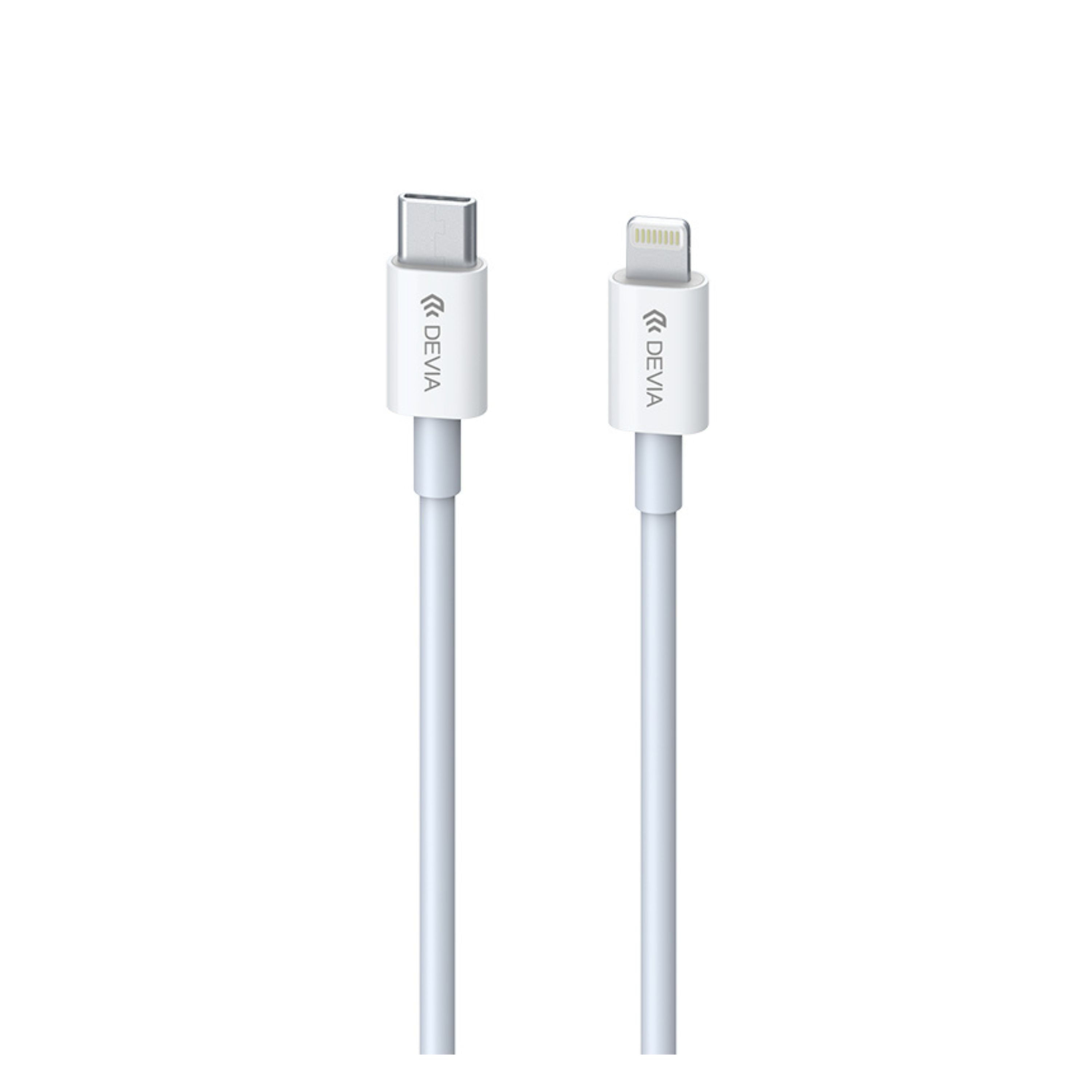 Cable DEVIA USB‑C a Lightning para iPhone con carga rápida PD 20 W y datos, 1 m