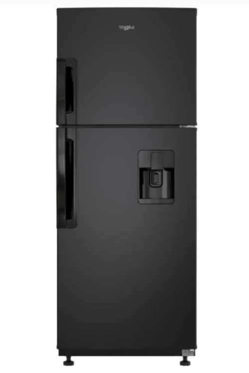 Refrigerador Whirlpool Top Mount, 9 pies color negro Onyx WRW25DKTMB