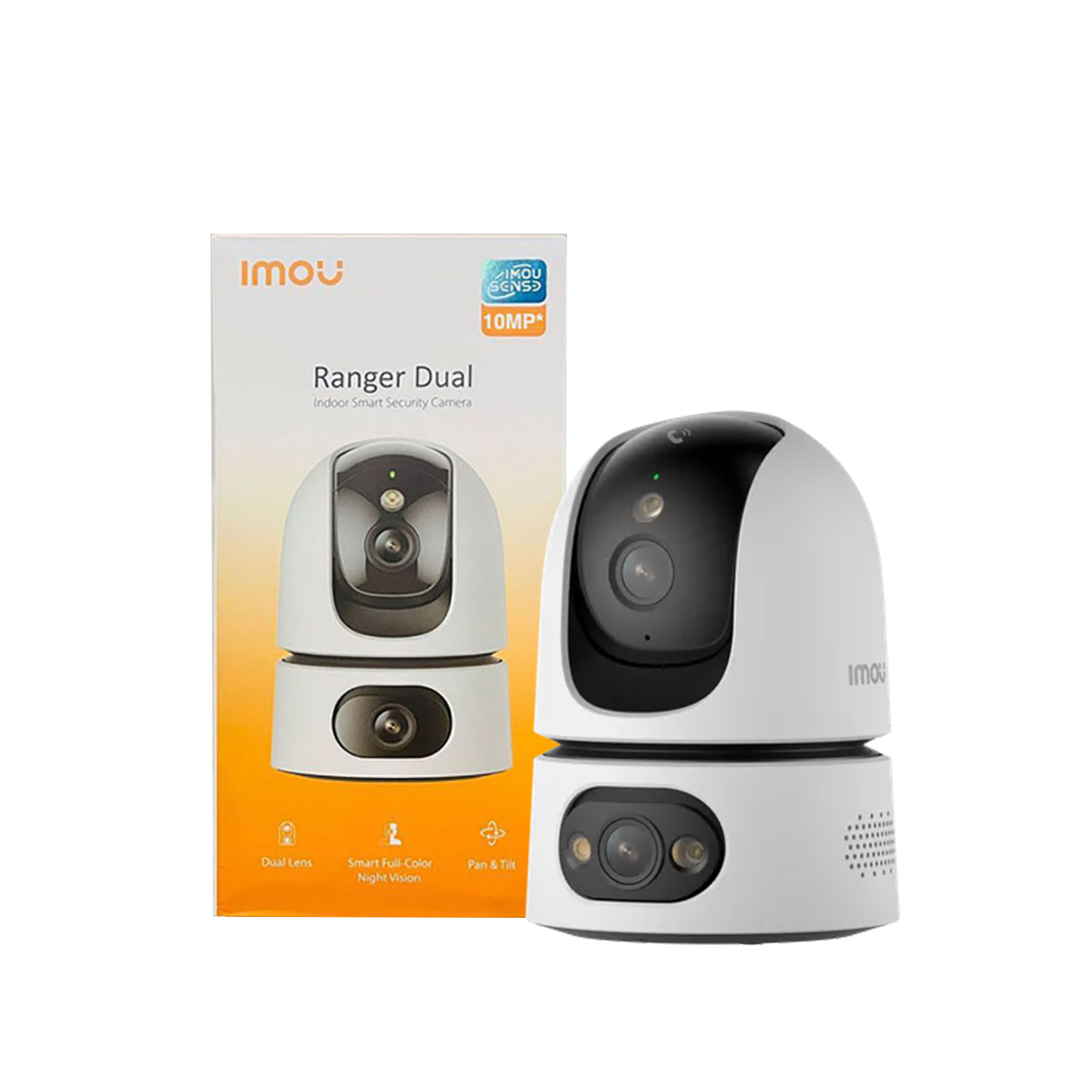 Cámara de seguridad IMOU WiFi Ranger Dual Pro 10MP con botón de llamada