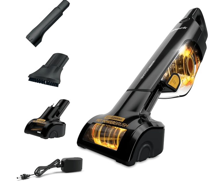 Aspiradora de mano inalámbrica Shark, potente succión, para automóvil y hogar, cepillo eléctrico para mascotas CH951