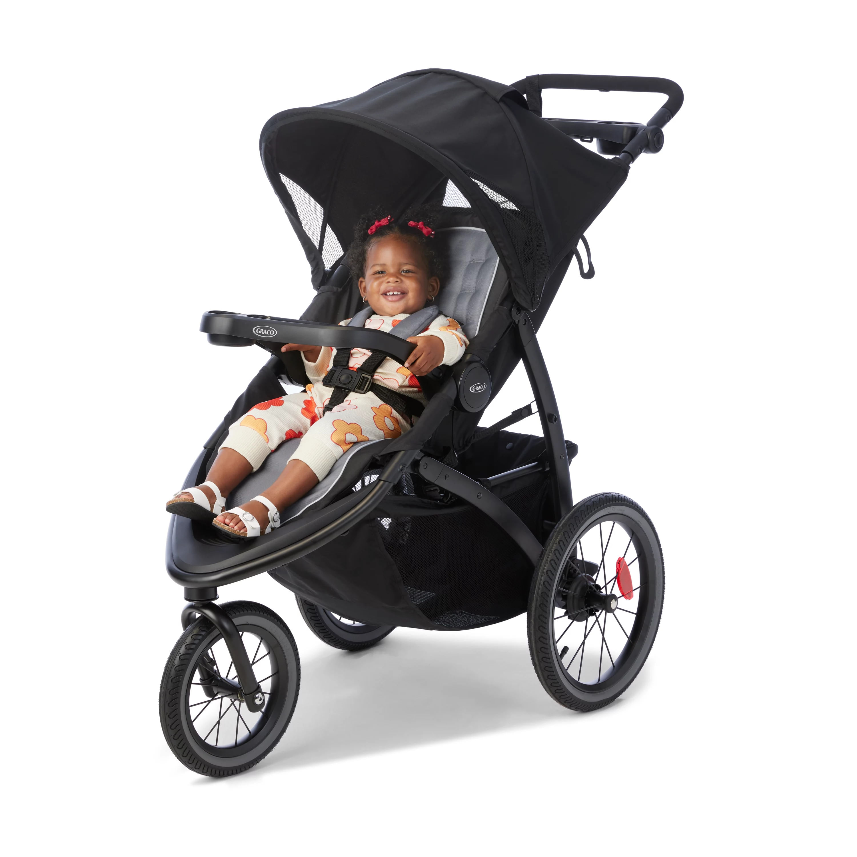 Carriola Graco FastAction, Jogger LX, Plegable, Cojín Removible, Color Drive, 2115427