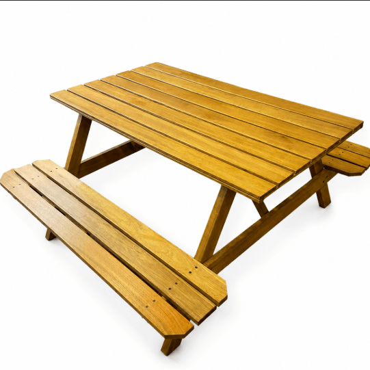 Mesa Bali picnic madera