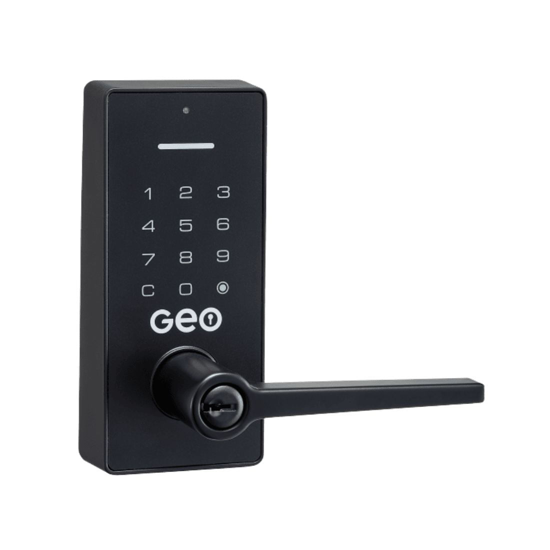 Cerradura digital Olbia ANSI/BHMA Grado 2 UL GEO resistencia al fuego (20min) negro (2 llaves)