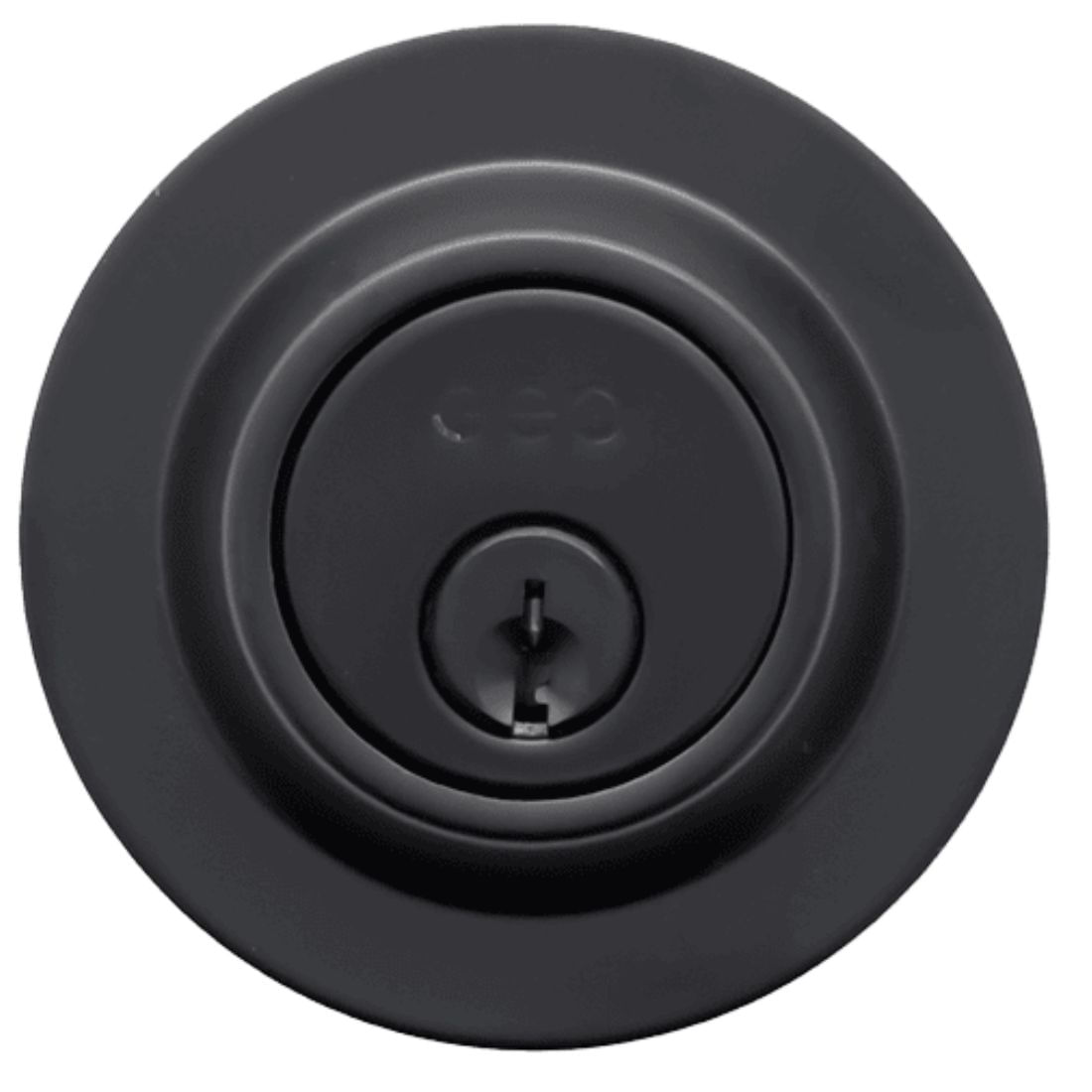 Cerradura London cilindro doble GEO negro (3 llaves incluidas)