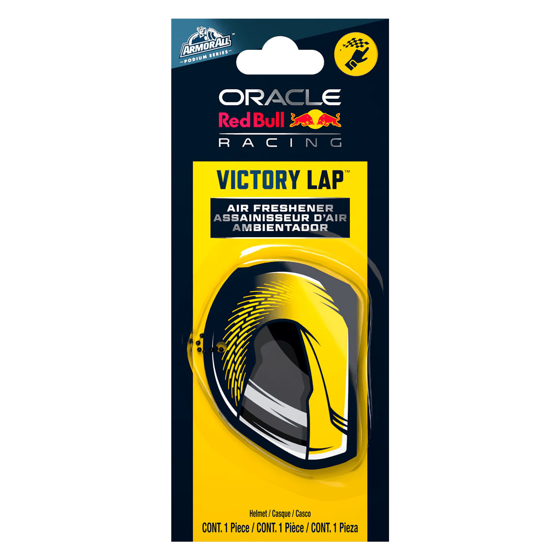 Ambientador colgante para vehículo diseño casco ARMOR ALL aroma Victory Lap