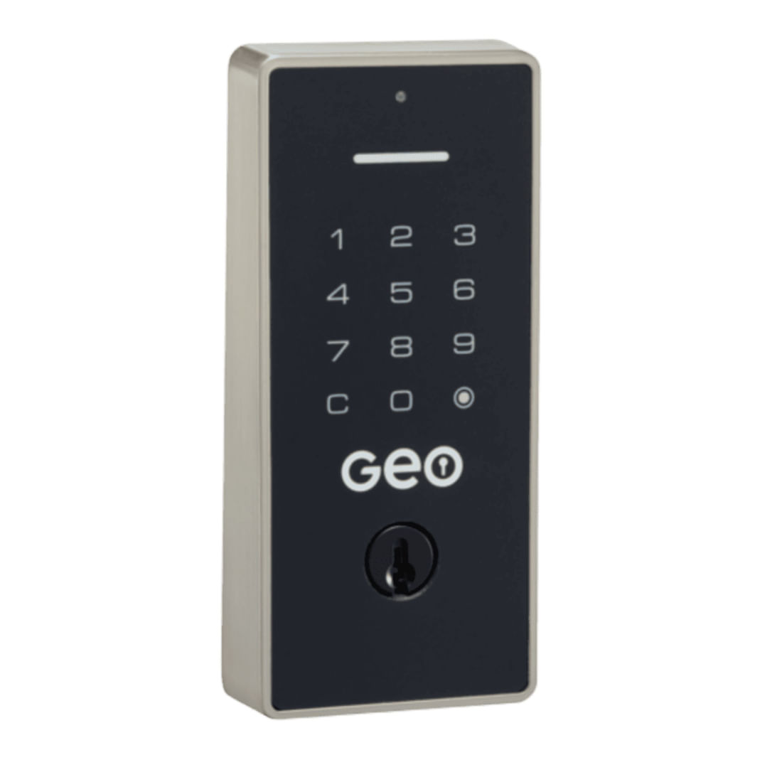 Cerradura digital Leda ANSI/BHMA Grado 2 UL GEO resistencia al fuego (20min) niquel (3 llaves)