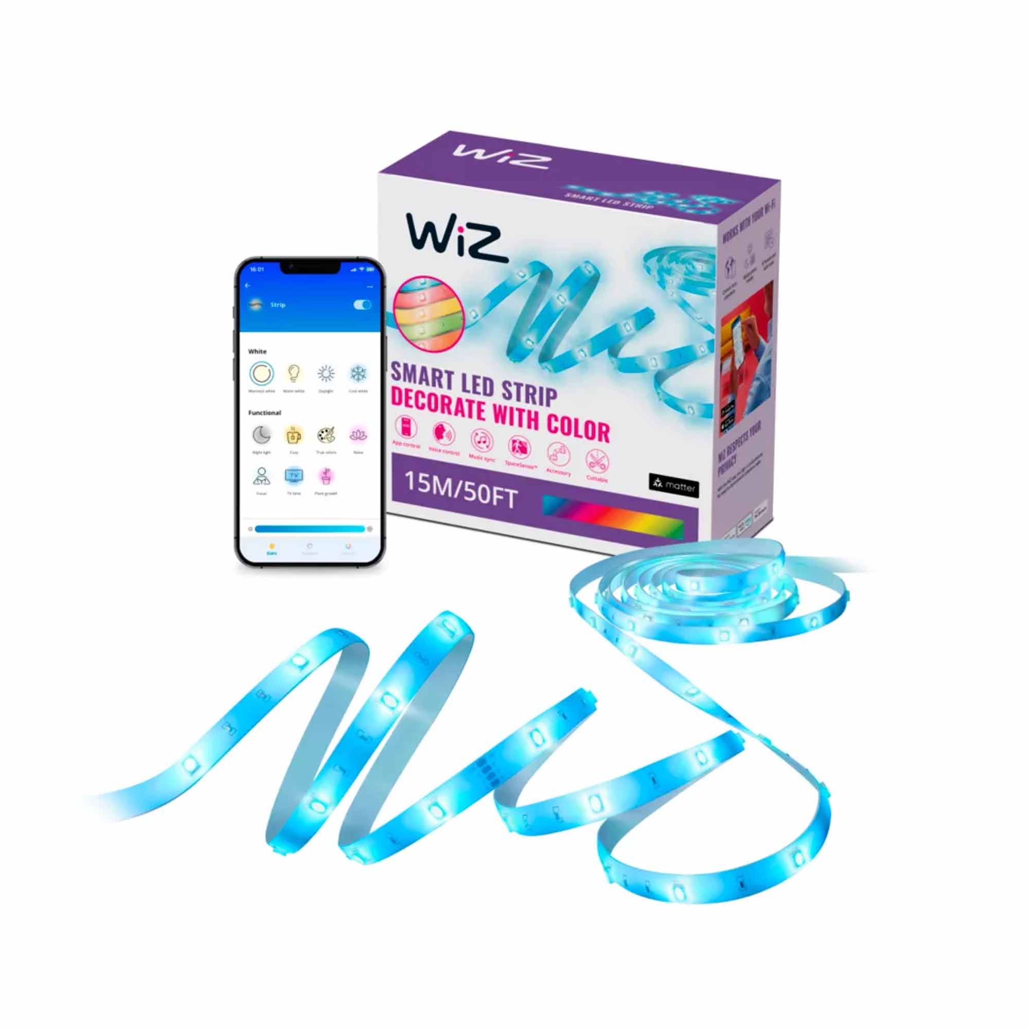 WiZ Tira LED RGB 15m Type-A