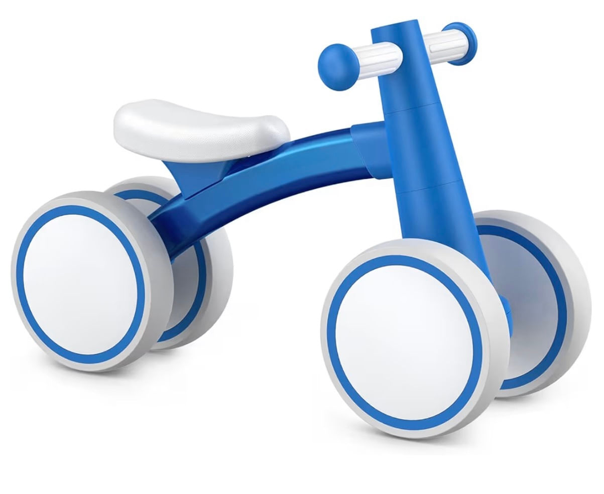 Bicicleta de balance para bebé The Baby Club de 12 a 36 meses ligera segura ergonómica azul