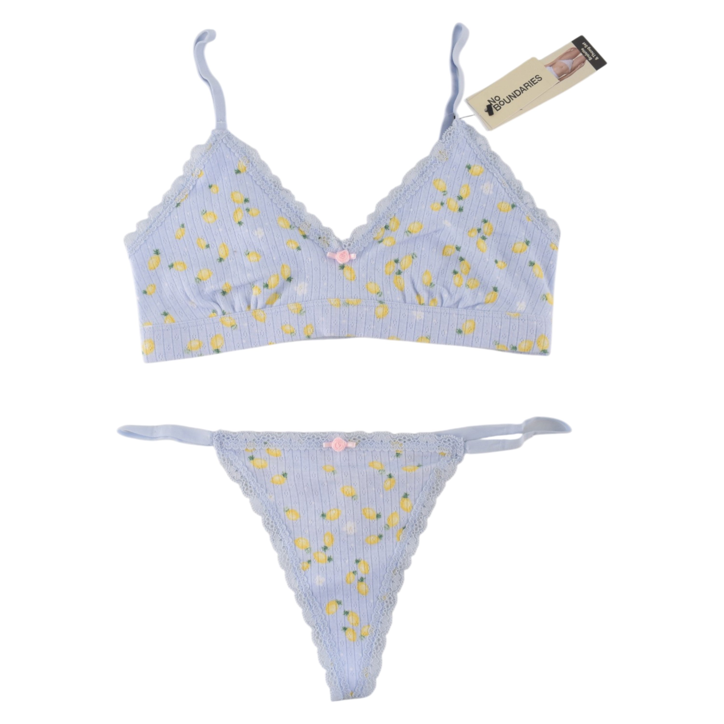 Set No Boundaries de bralette y tanga