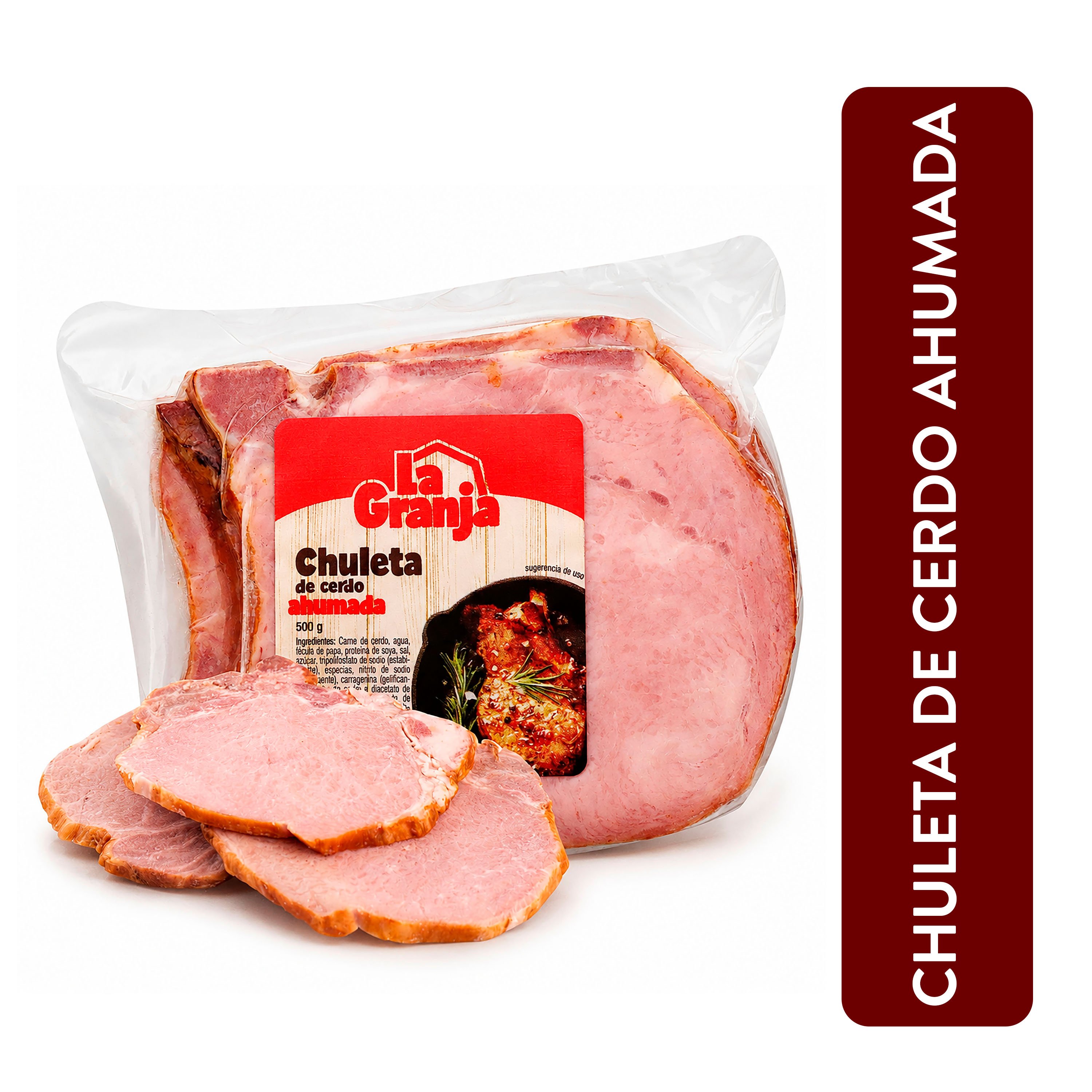 Chuleta La Granja de cerdo ahumada - 500 g