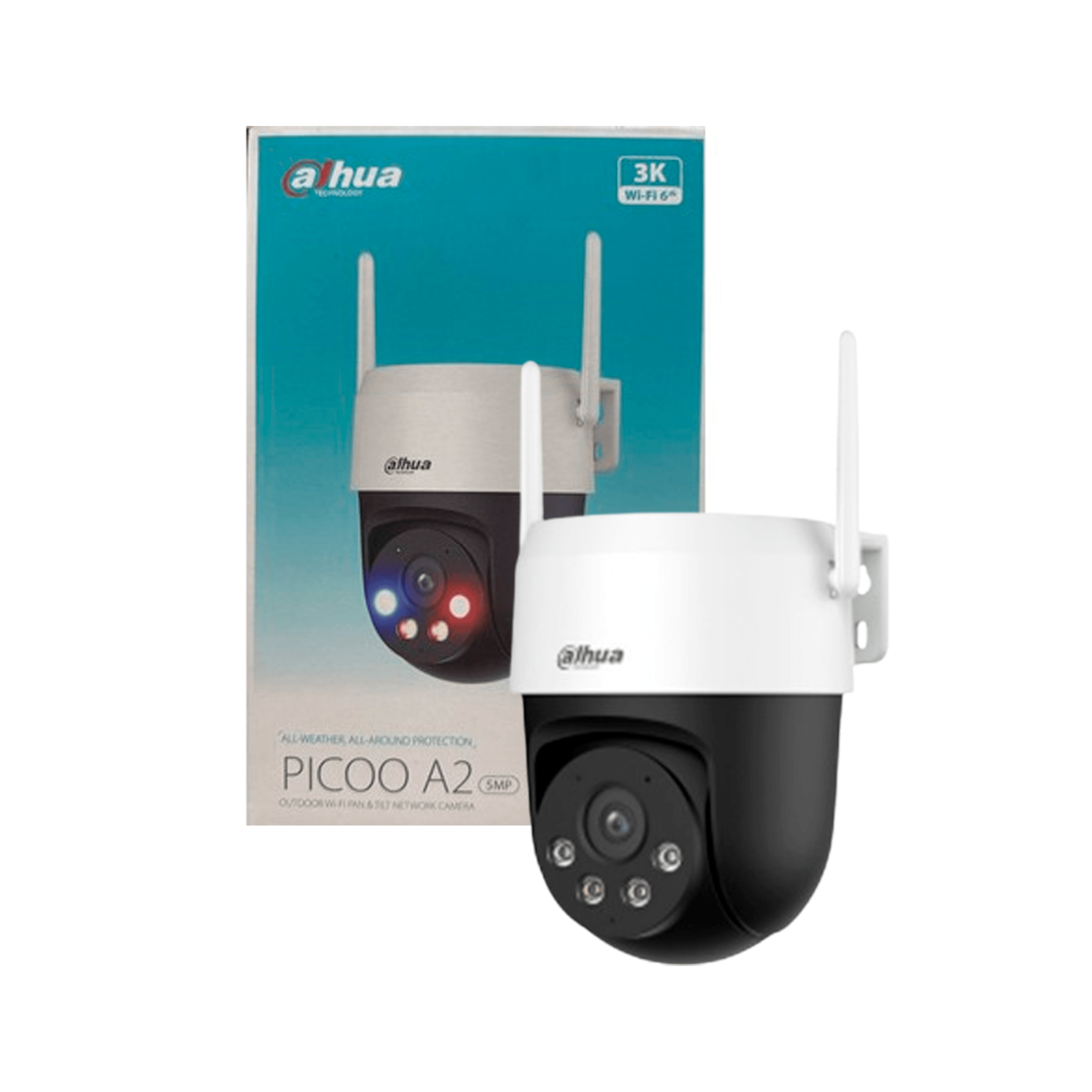 Cámara de seguridad DAHUA WiFi de 5MP Iluminación Smart Dual Light