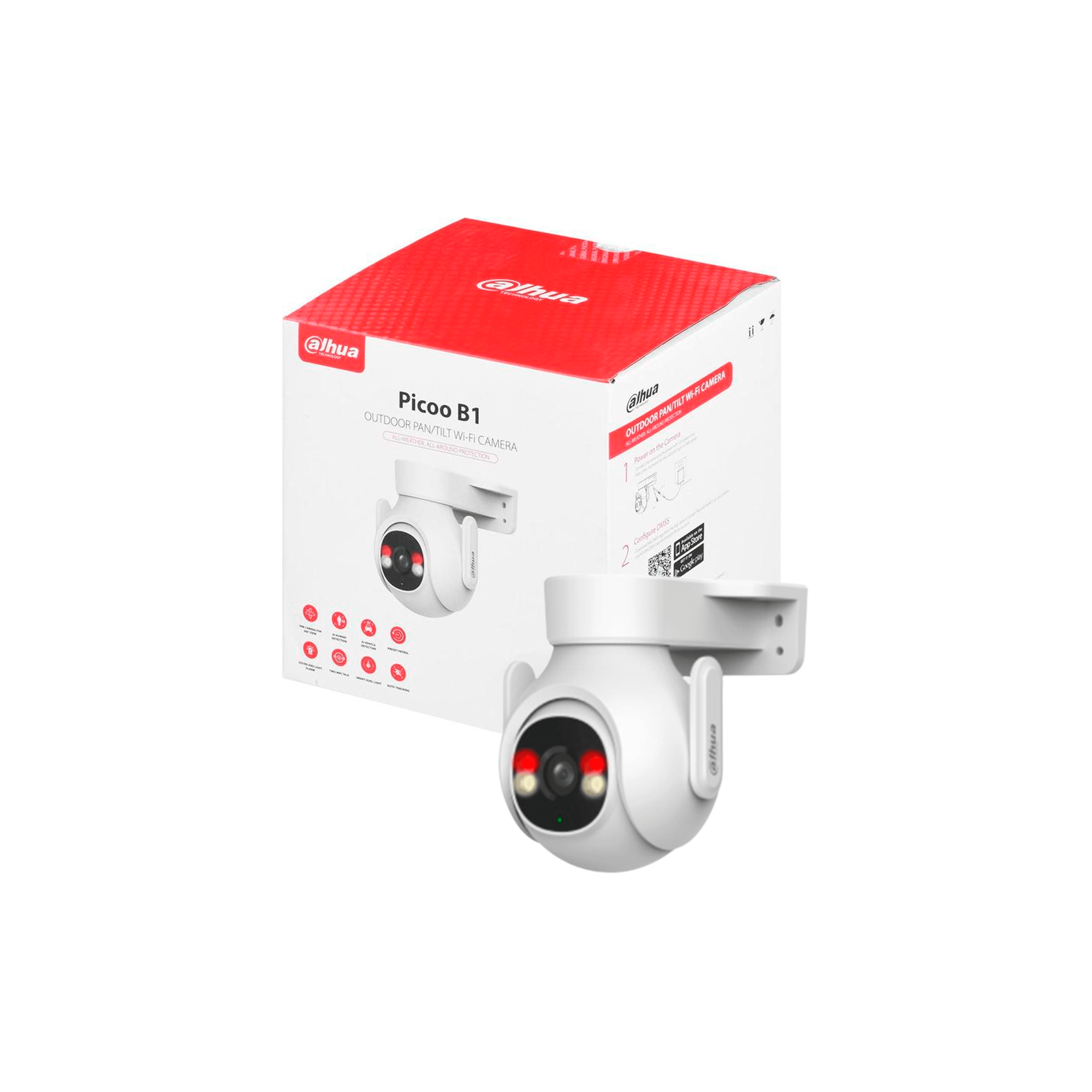 Camara de seguridad DAHUA WiFi domo mini PT PICOO 5MP
