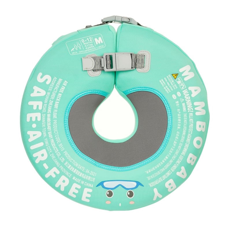 Flotador aro de cuello para bebés Mambobaby de 0 a 12 m verde