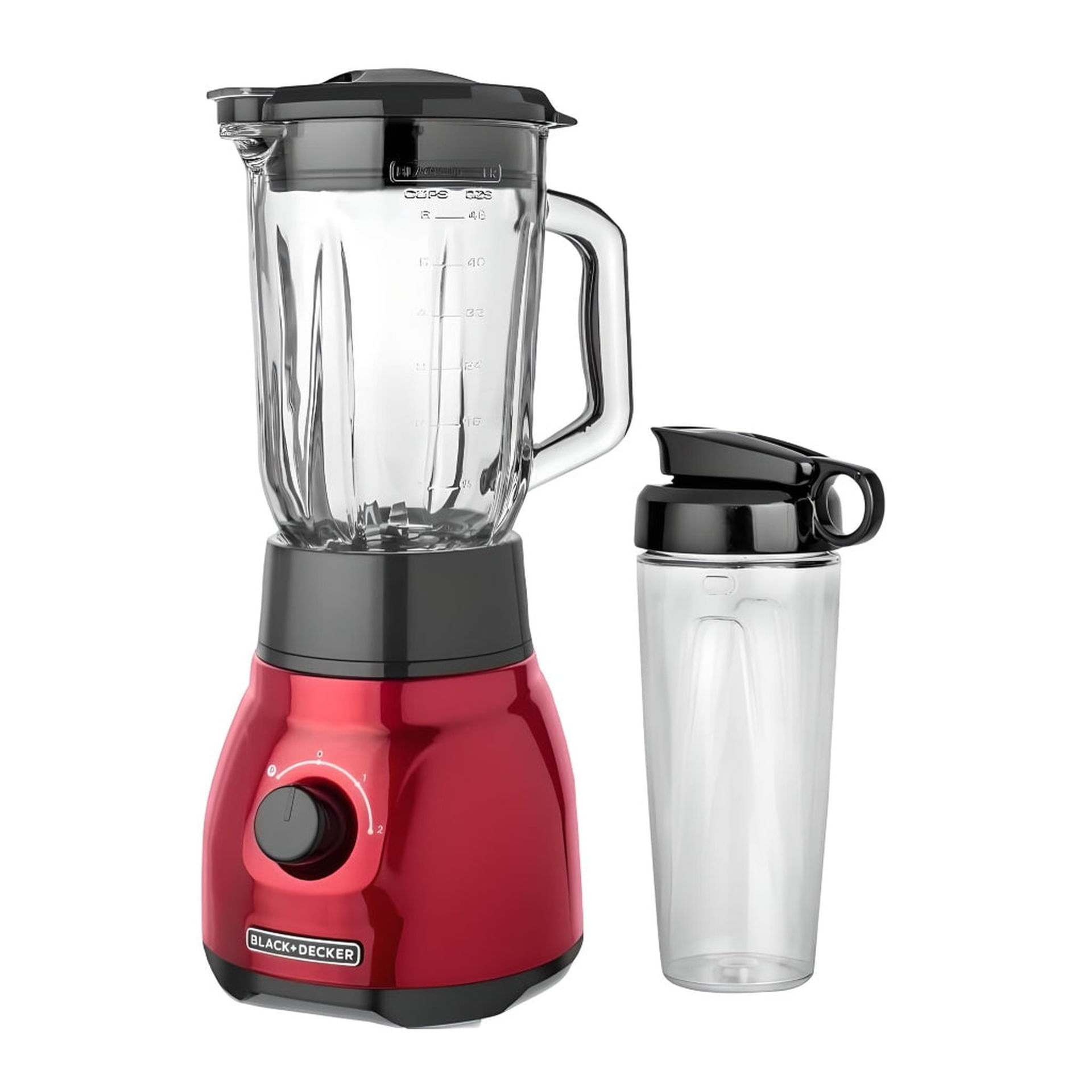 Black + decker licuadora 2 velocidades 750W BL1650R roja