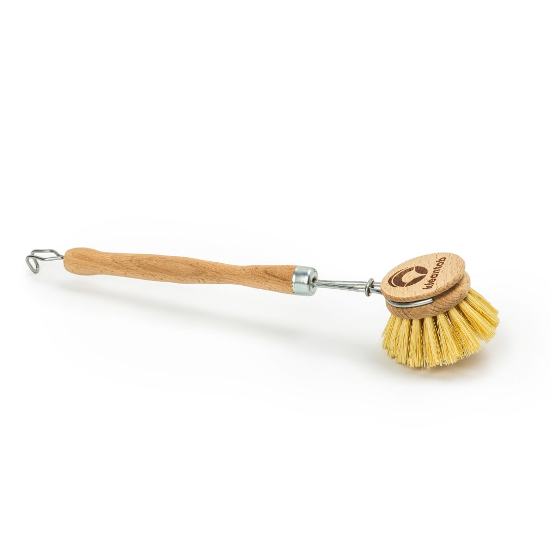 Cepillo lavaplatos Kleantab de madera unidad