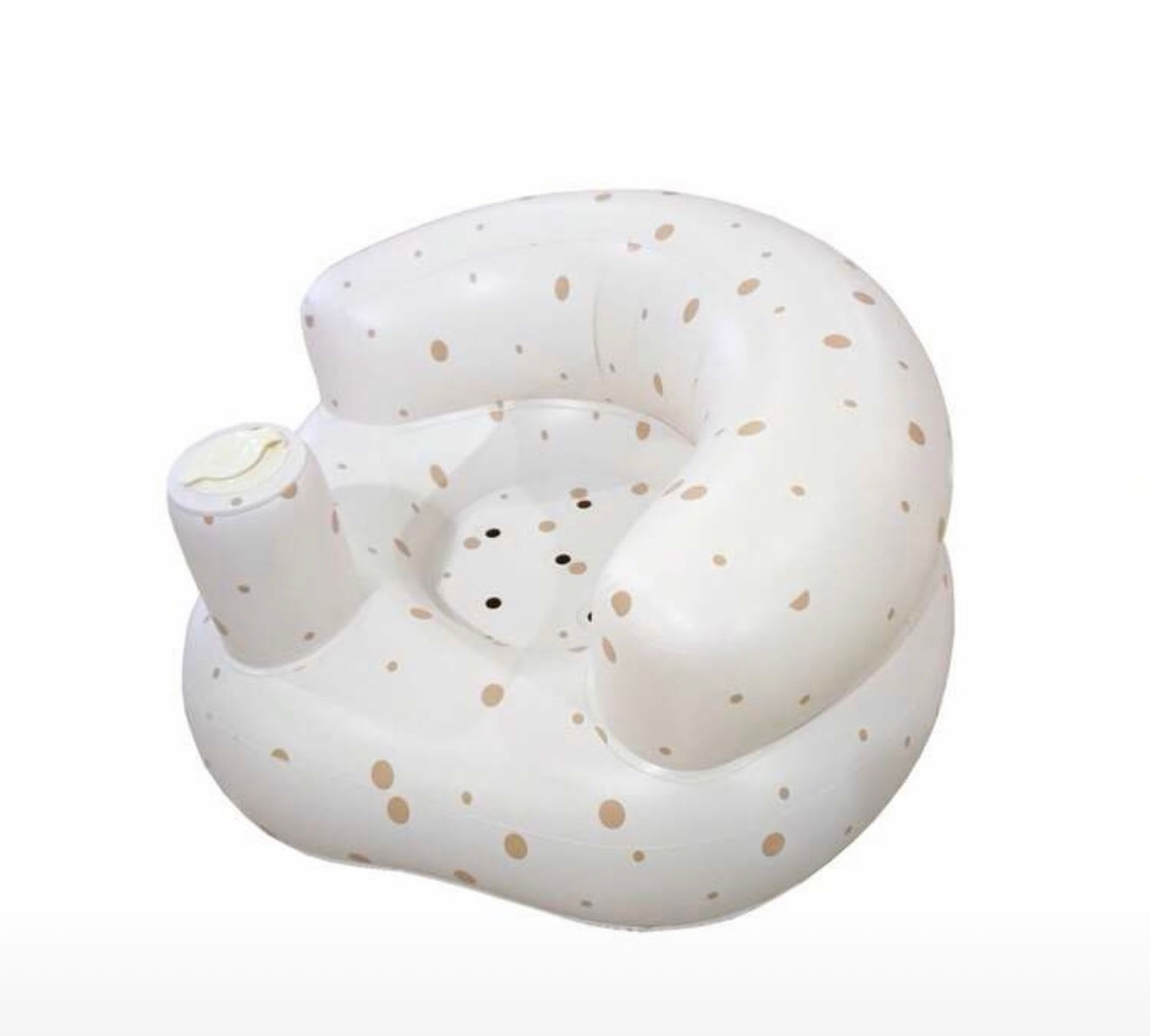 Silla inflable multifuncional para bebé entrenamiento para sentarse juego y baño desde 6 meses diseño lunares