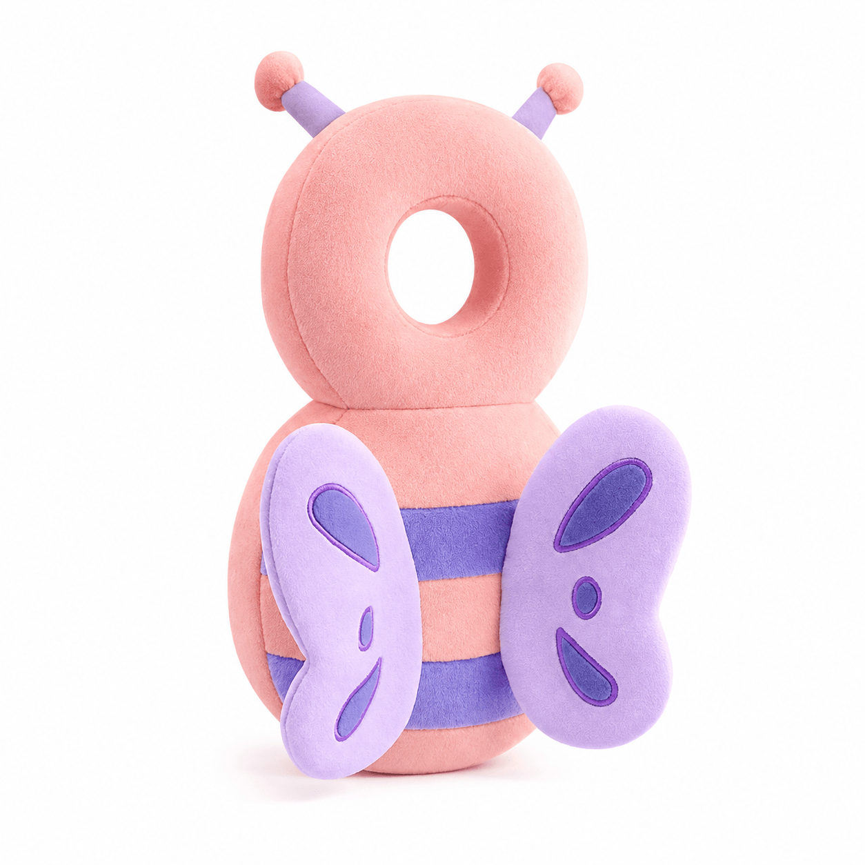 Protector de cabeza para bebé al gatear y caminar mochila acolchada de seguridad diseño mariposa