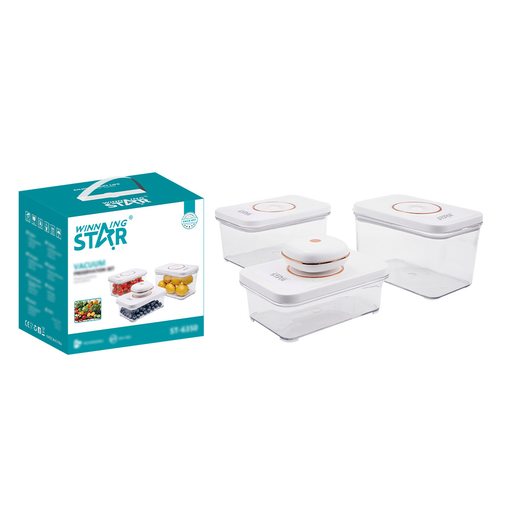 Set Electrico de Conservacion al Vacio Winning Star ST-6350 Silicona Blanco