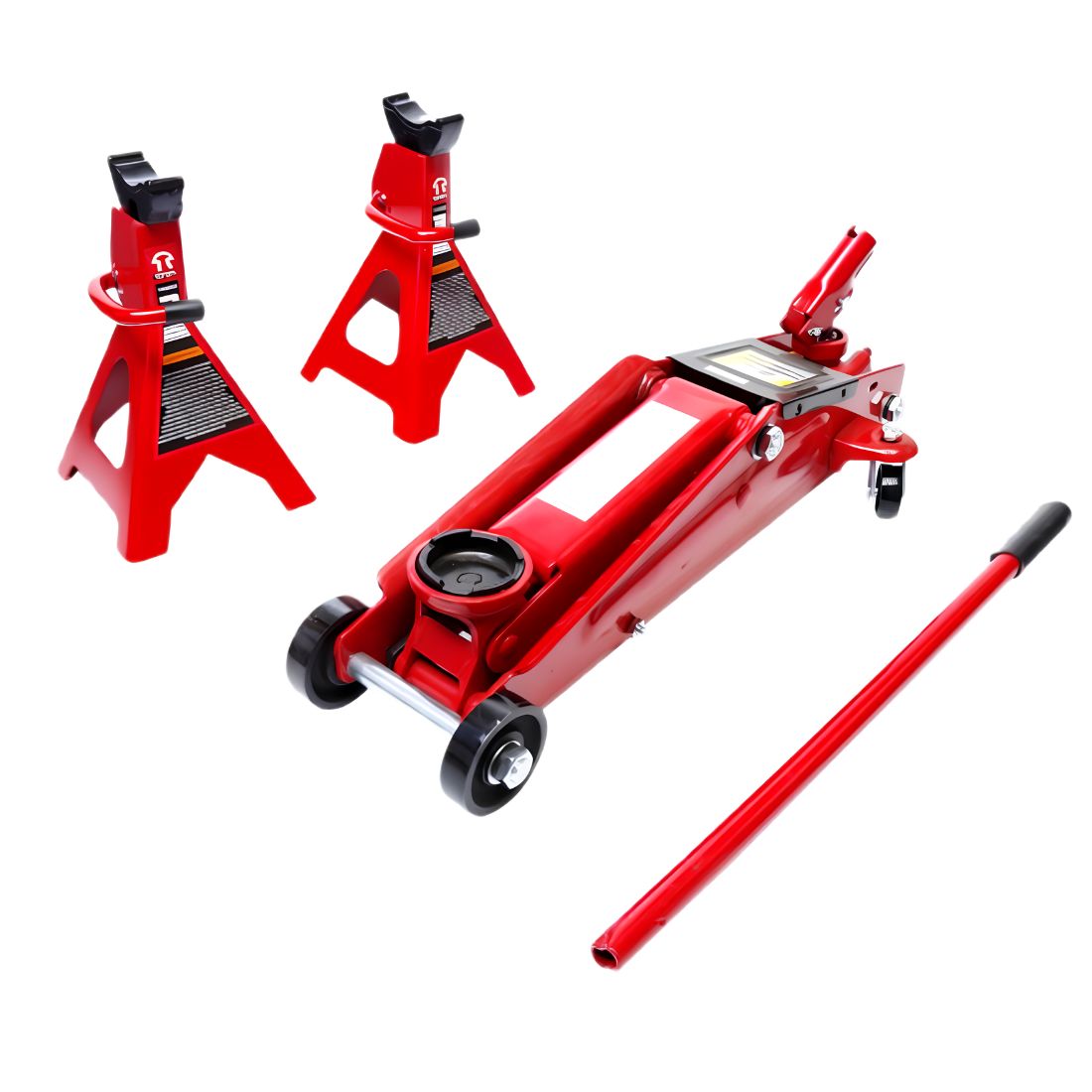 Combo gata hidráulica de carretillo 3ton + TORIN par soportes 3ton ansi+asme (old t83003c)