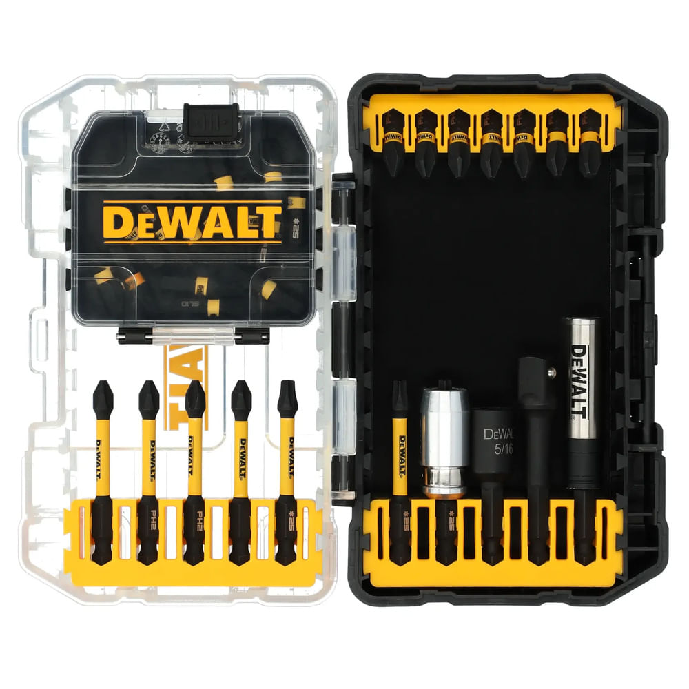 Juego De Puntas Para Atornillar De Walt Con Estuche 32PZ FLEX TORQ DWANGFT32SET