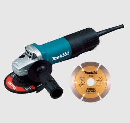 Esmeriladora angular 4-1/2" 840w 11000rpm 110v + MAKITA 9557HPG + D-74099