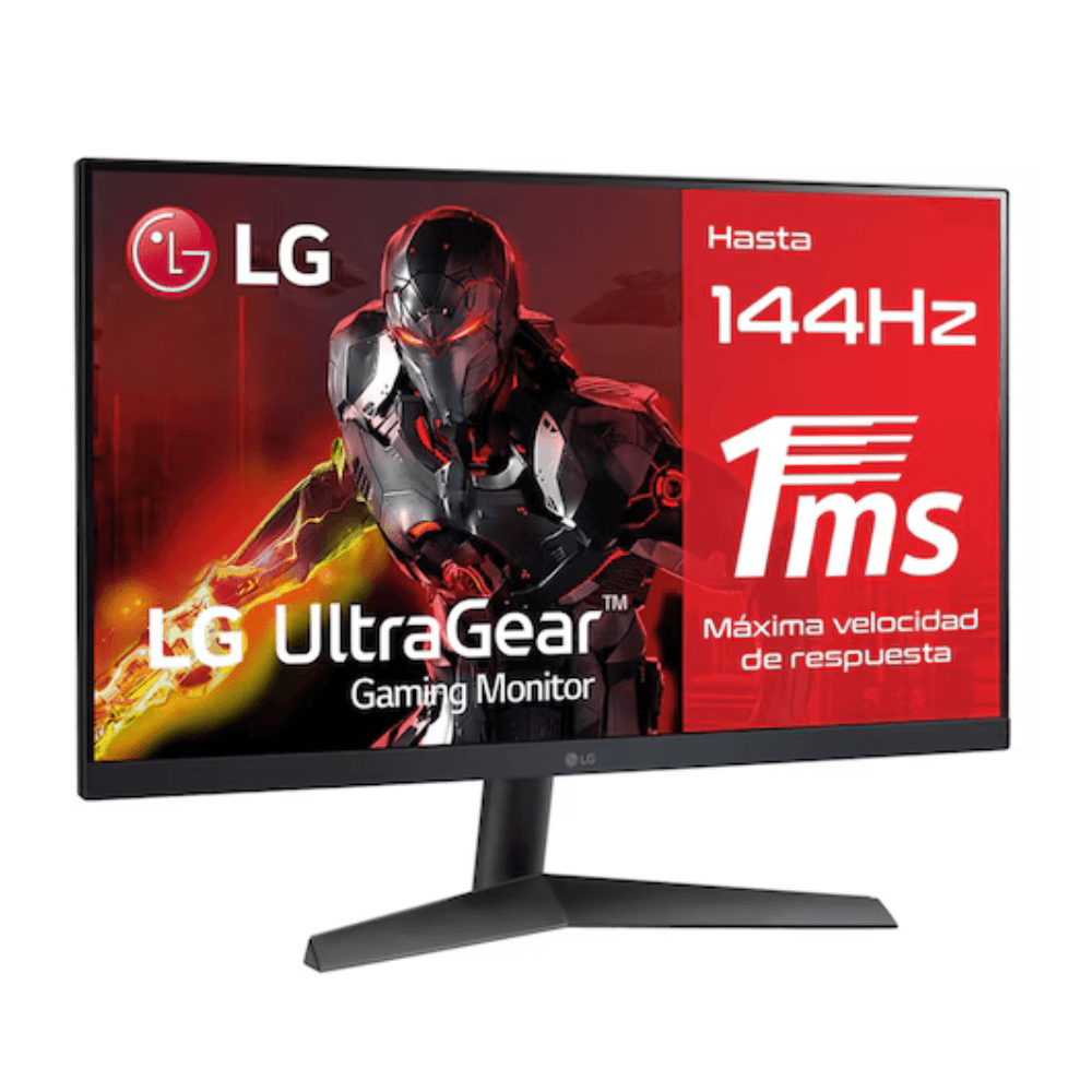 Monitor LG 24GN60R-B 24 Pulg FHD 144 Hz DP HDMI Plano Slim