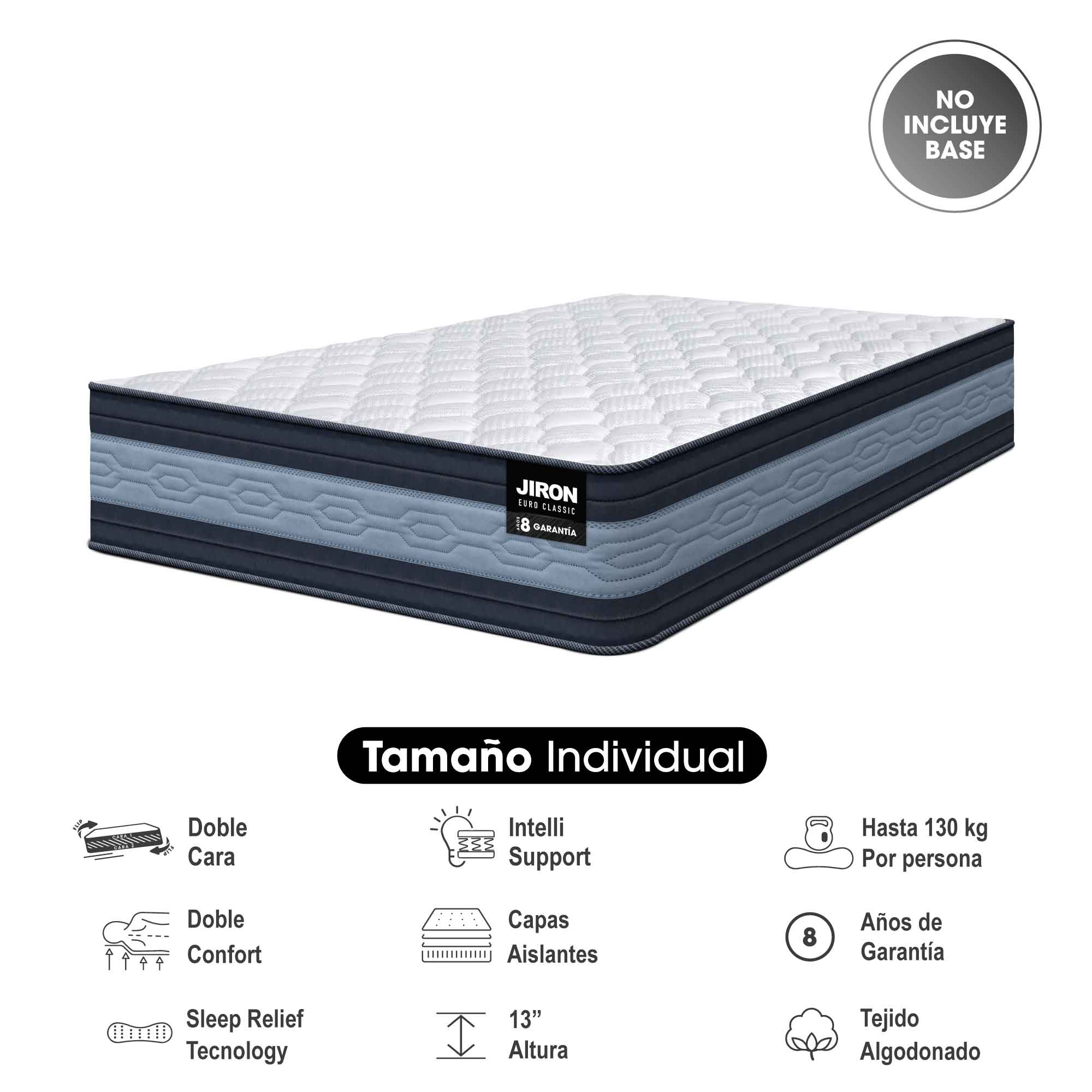 Colchón JIRON Euro Classic Individual