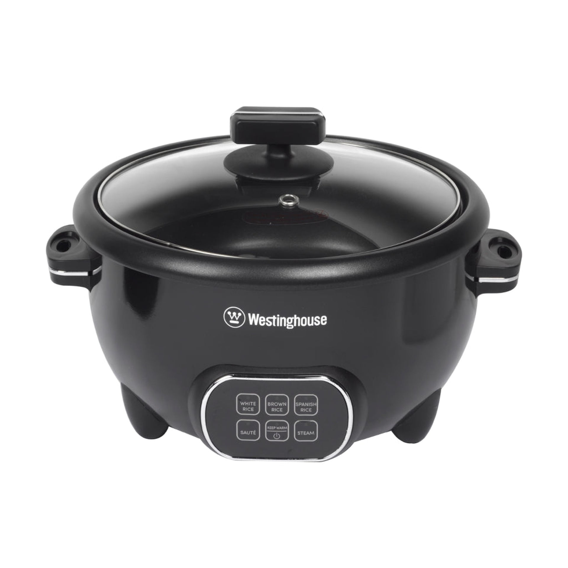 Olla arrocera Westinghouse digital 1.8 L 8 funciones negra WKRCD1020