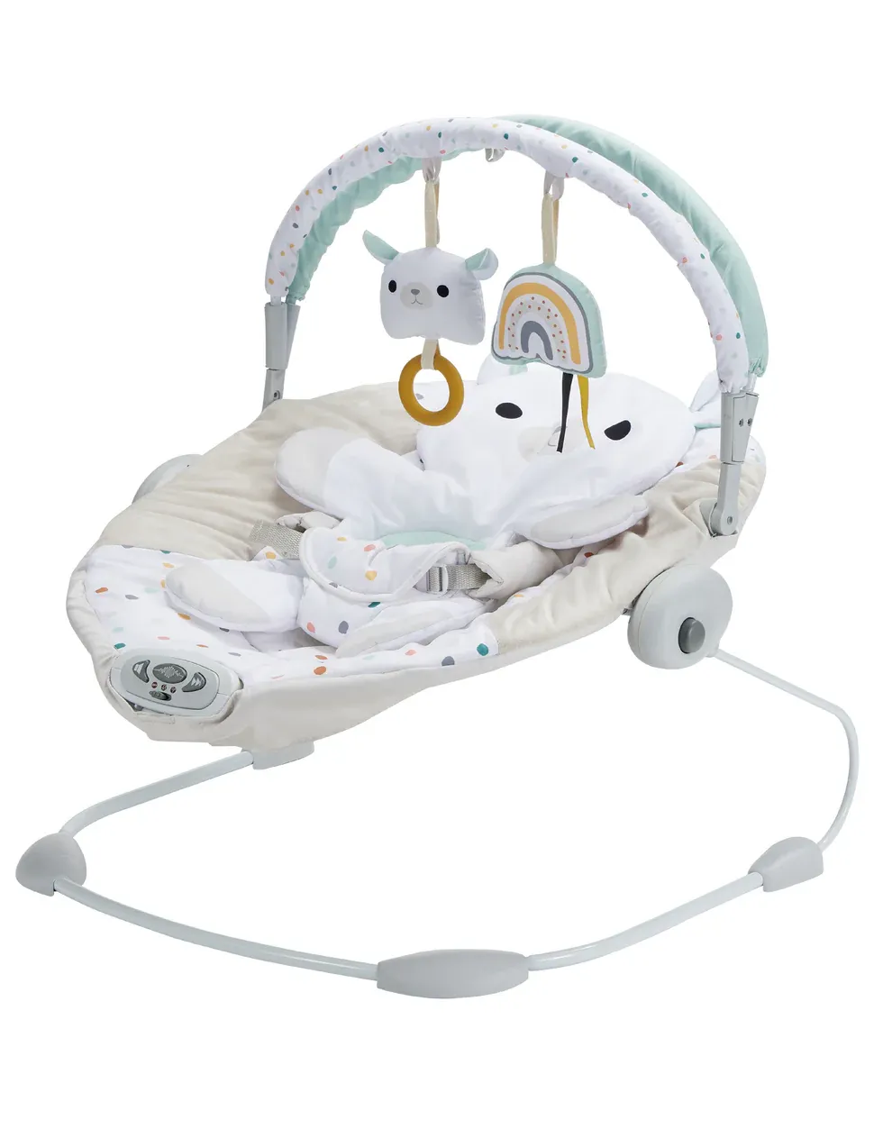 Mecedora Konig Kids y silla reclinable para bebé cozy con capota