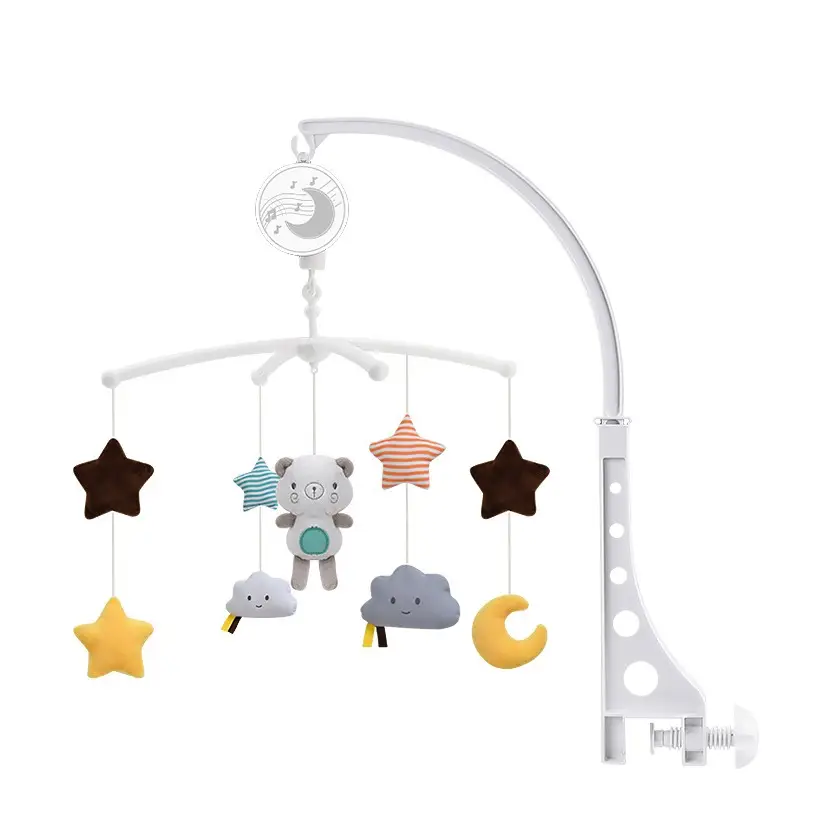 Móvil Konig Kids musical para cuna oso con peluches colgantes