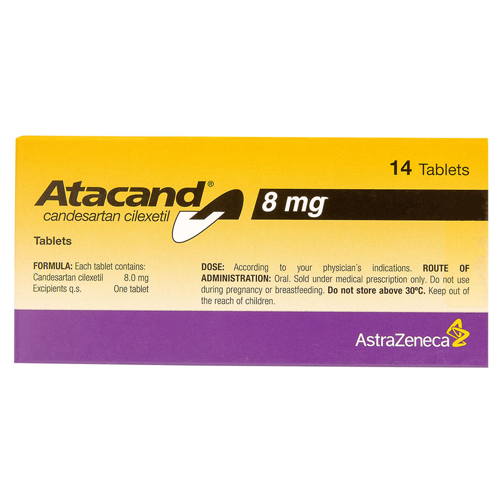 Atacand candesartan cilexetilo 8 mg