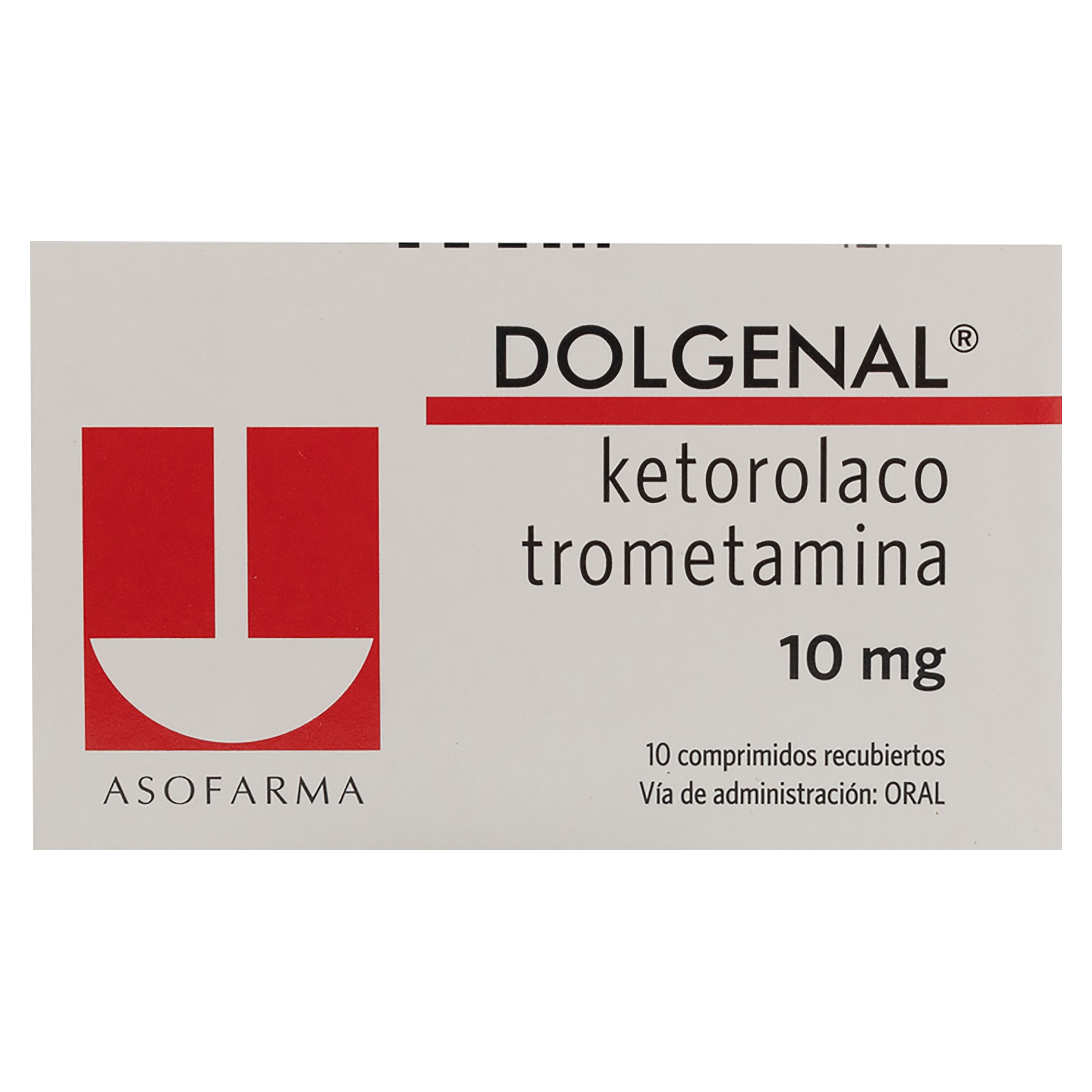 Dolgenal Asofarma 10 mg caja 10 comprimidos