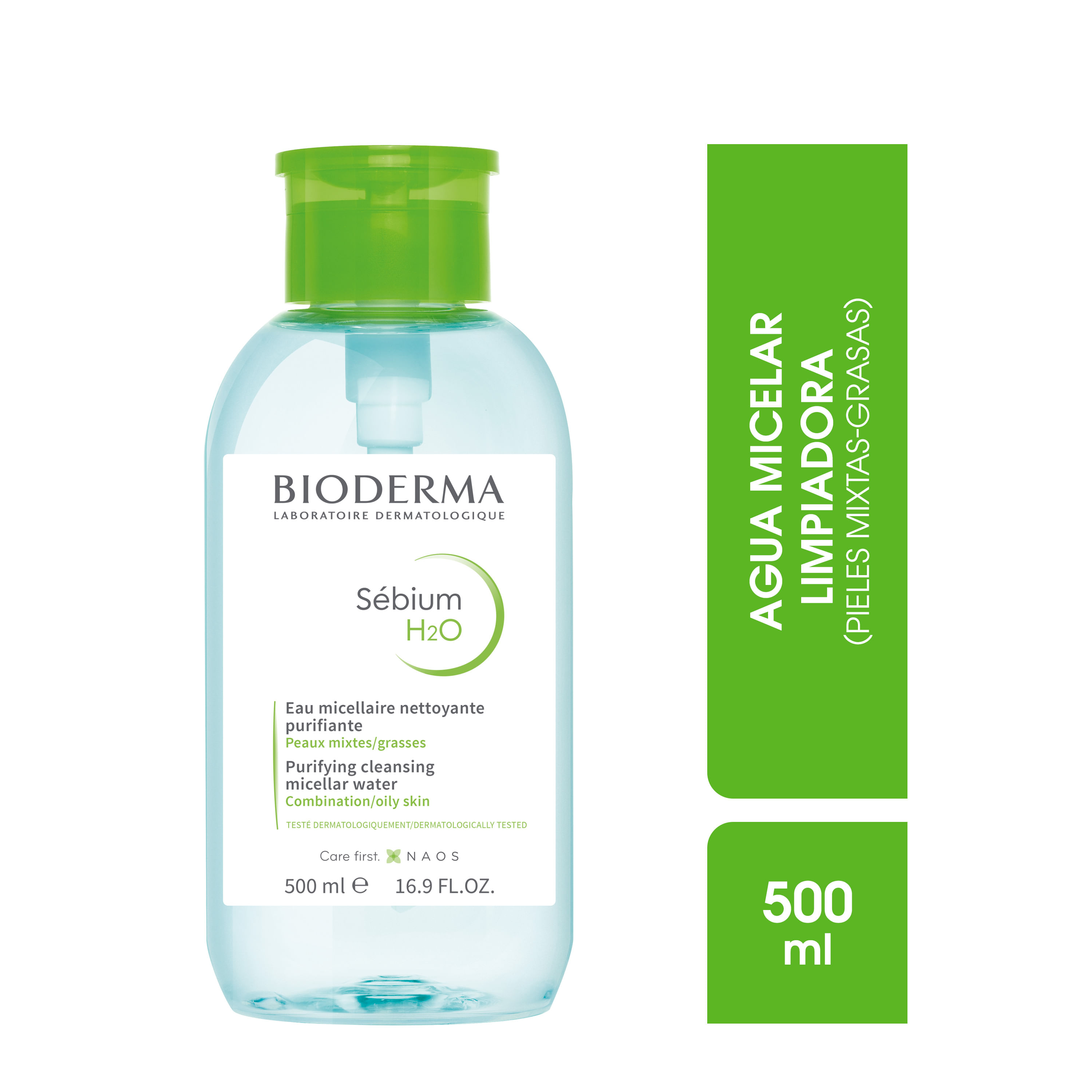 Agua Micelar Bioderma control grasa - 500 ml